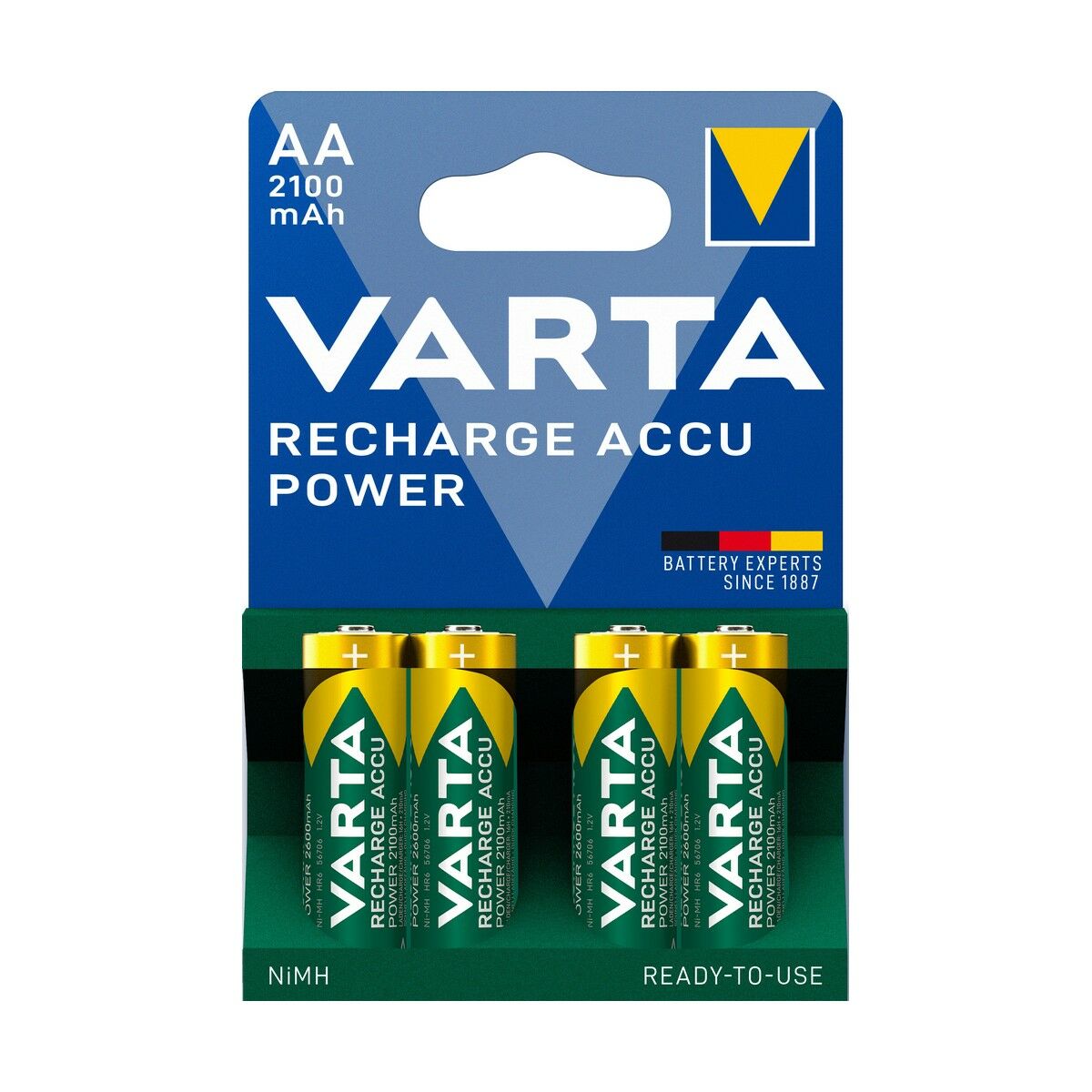 Rechargeable Batteries Varta -56706B AA 2100 mAh 1,2 V