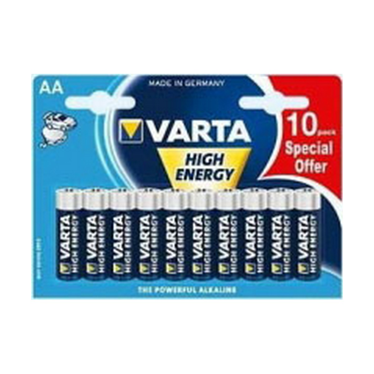 Batteries Varta High Energy AA 10-pack (10 Pieces) Batteries Varta High Energy AA 10-pack (10 Pieces)