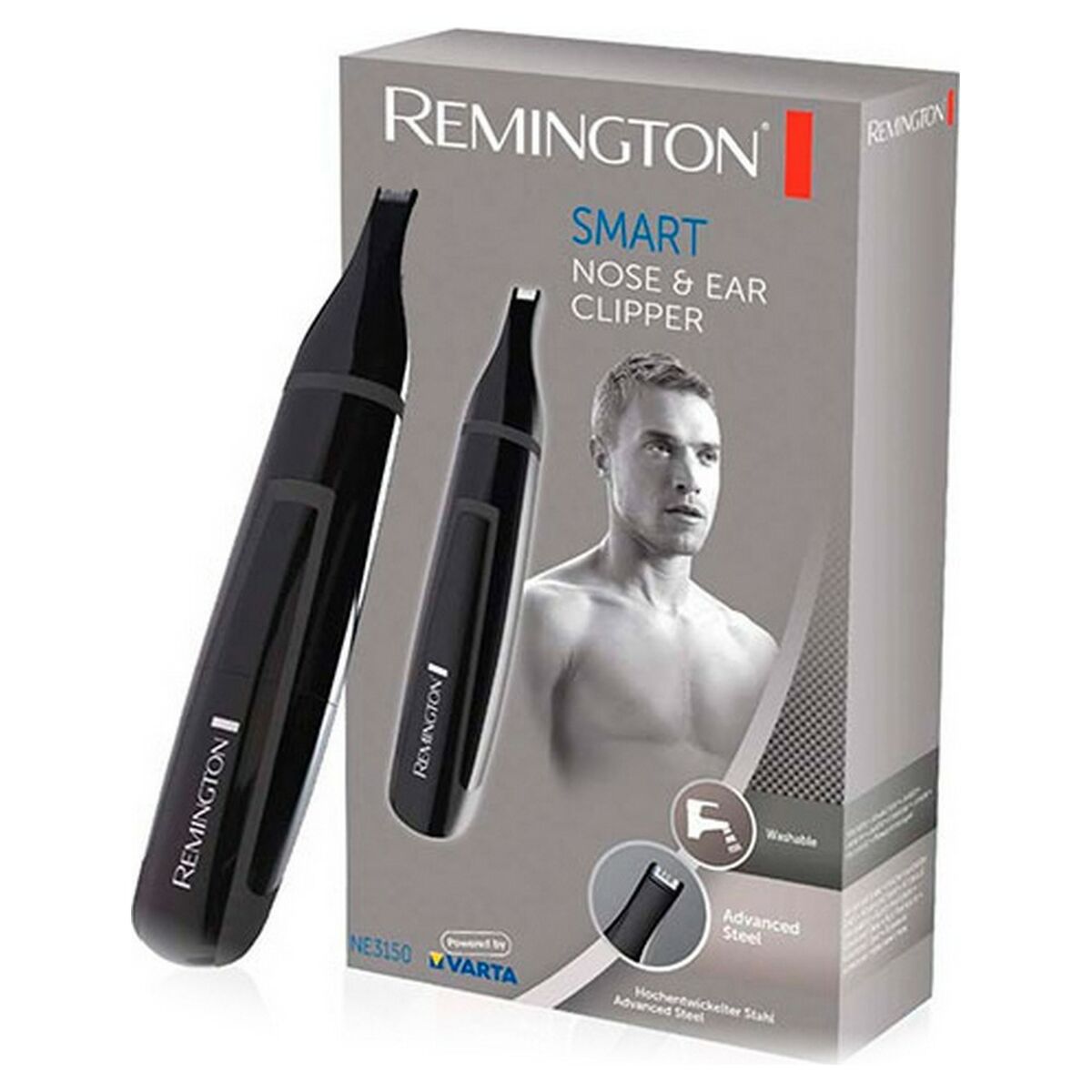 Nose and Ear Hair Trimmer Remington Black Nose and Ear Hair Trimmer Remington Black