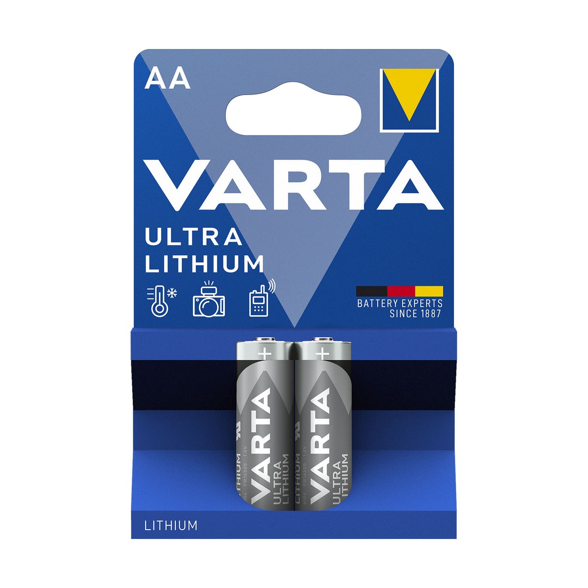 Batteries Varta Ultra Lithium 1,5 V (2 Units) Batteries Varta Ultra Lithium 1,5 V (2 Units)