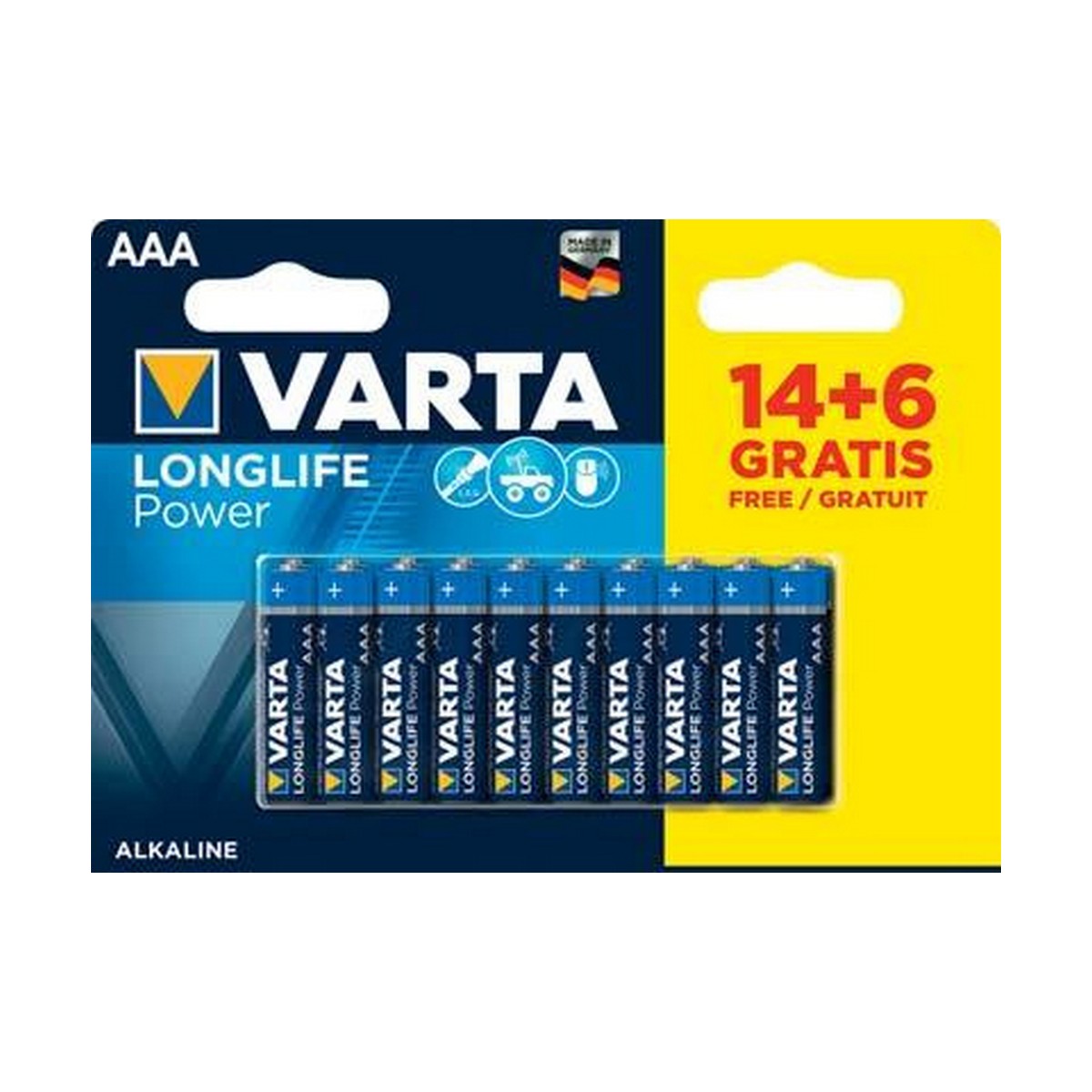 Batteries Varta Longlife Power (20 Pieces) Batteries Varta Longlife Power (20 Pieces)