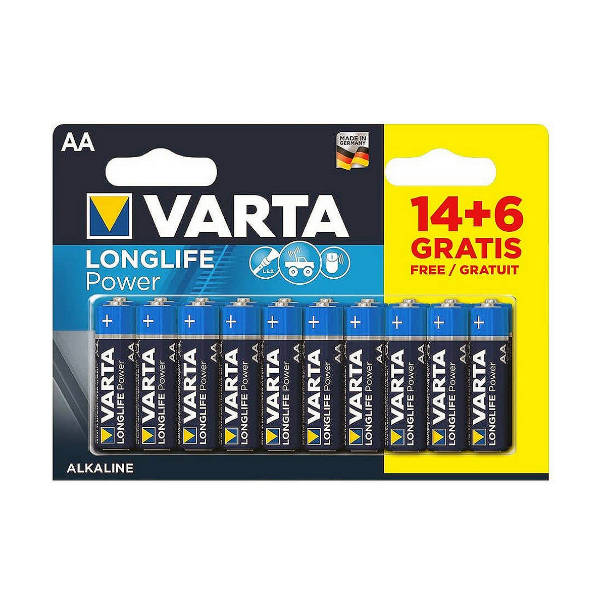 Batteries Varta Longlife Power (20 Pieces) Batteries Varta Longlife Power (20 Pieces)