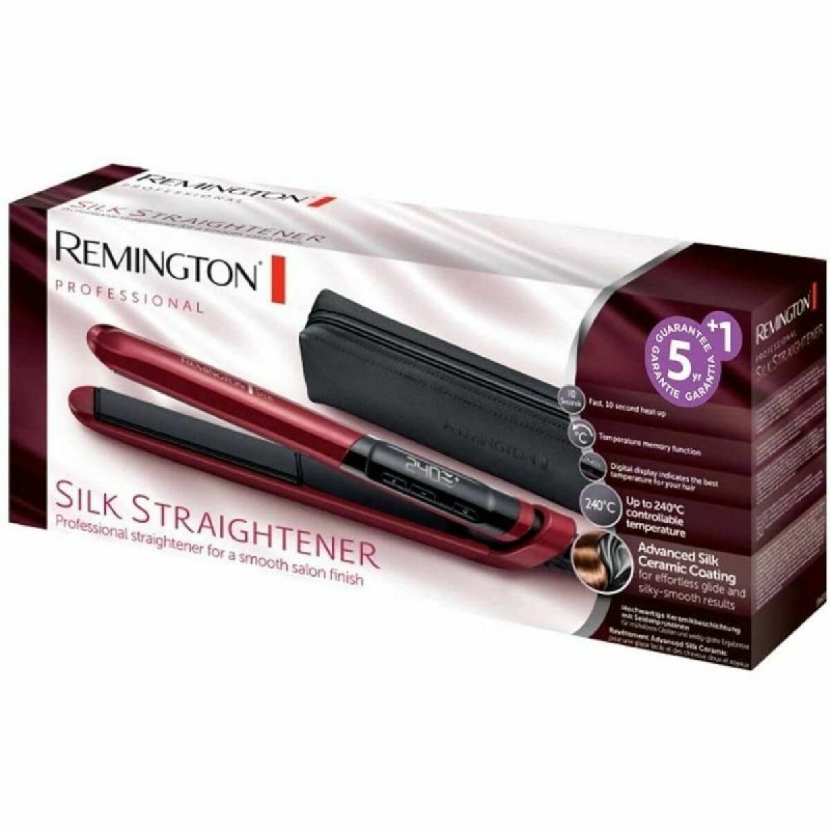 Hair Straightener Remington Black Red