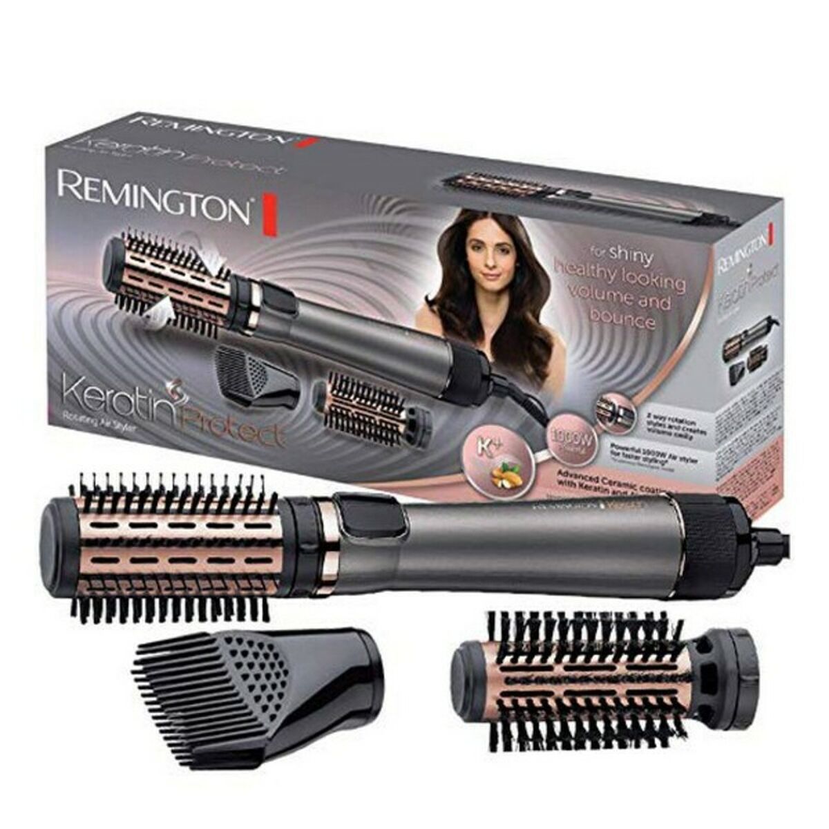 Heat Brush Remington 45604560100 1000W Heat Brush Remington 45604560100 1000W