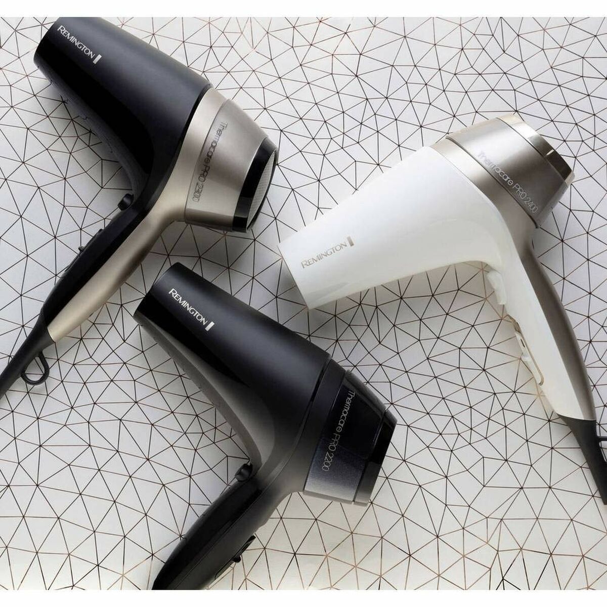 Hairdryer Remington White Black 2000 W