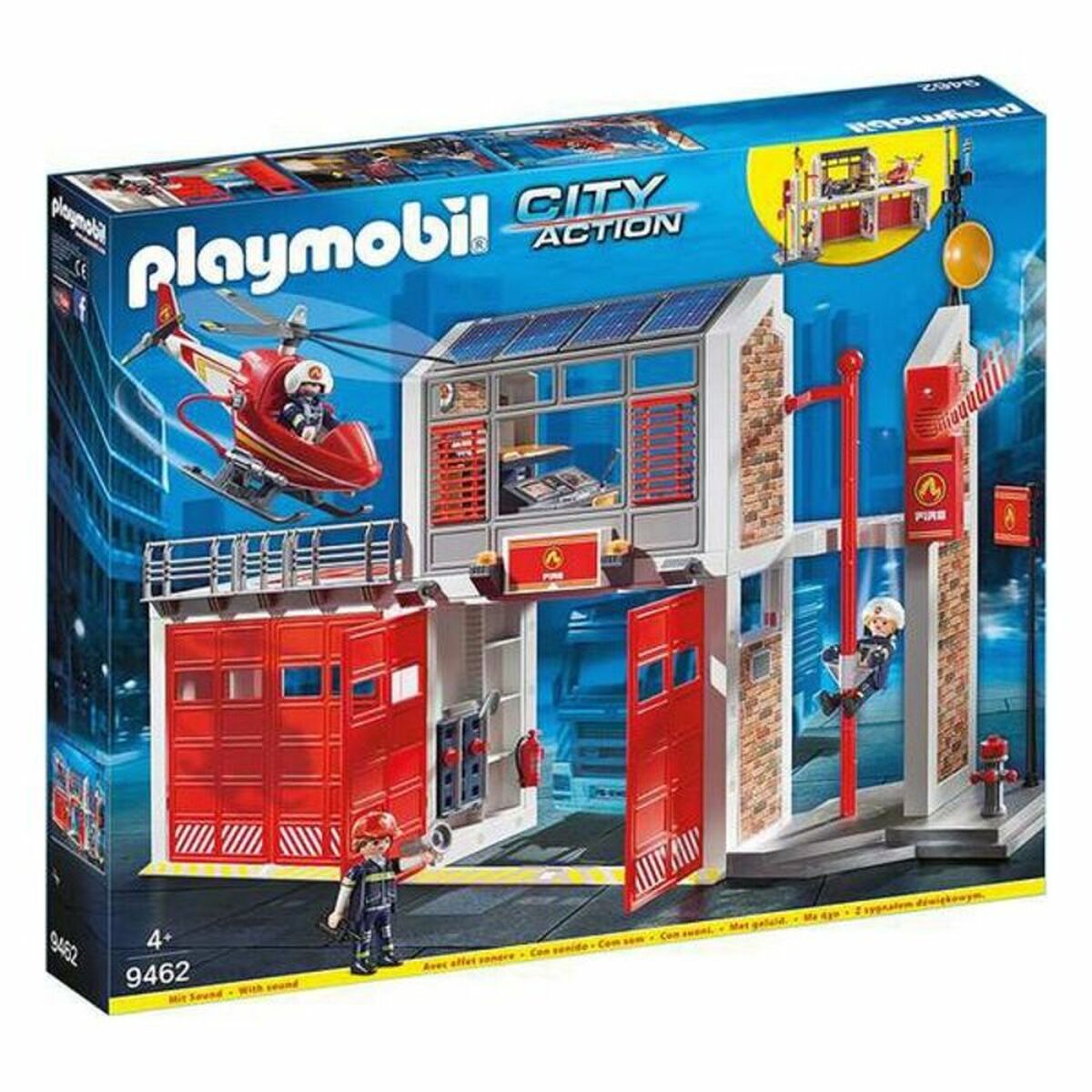 Playset City Action Fire Station Playmobil 9462 Playset City Action Fire Station Playmobil 9462