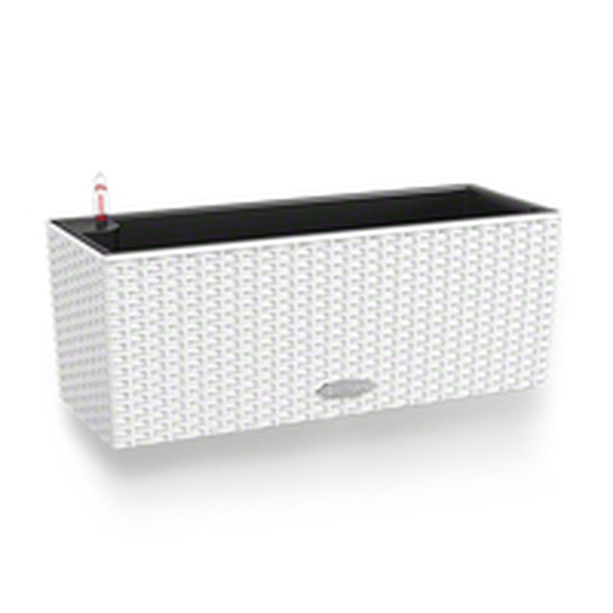 Plant pot Lechuza White Black polypropylene