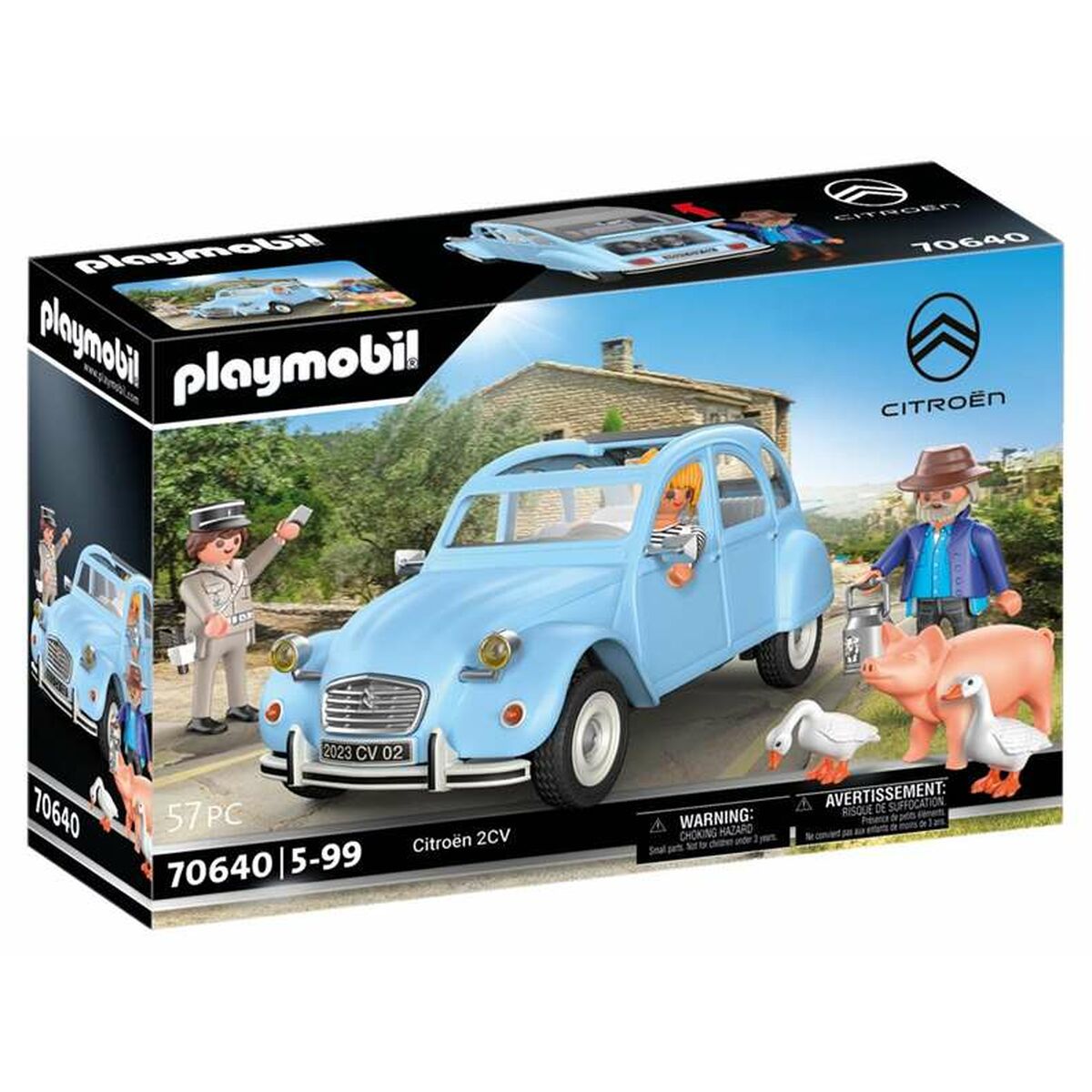 Vehicle Playset Playmobil Blue Car 57 Pieces Vehicle Playset Playmobil Blue Car 57 Pieces