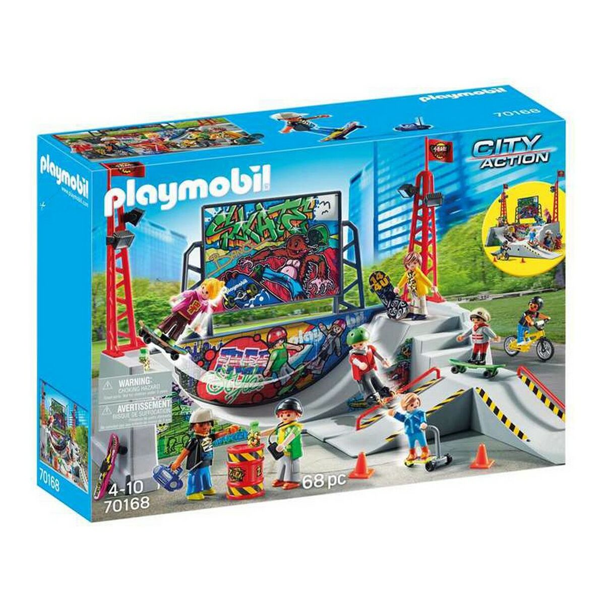 Playset City Action Skate Park Playmobil 70168 (68 pcs) Playset City Action Skate Park Playmobil 70168 (68 pcs)