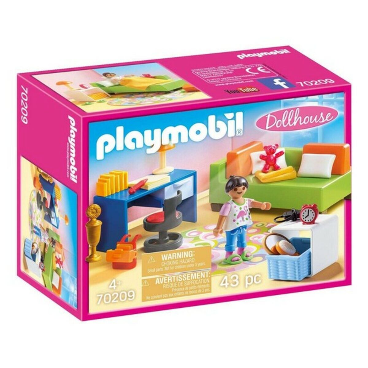 Playset Dollhouse Teenager’s Room Playmobil 70209 (43 pcs) Playset Dollhouse Teenager’s Room Playmobil 70209 (43 pcs)