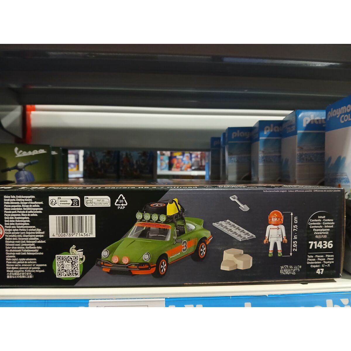 Playset Playmobil Porsche 911 Carrera RS Offroad Edition 47 Pieces