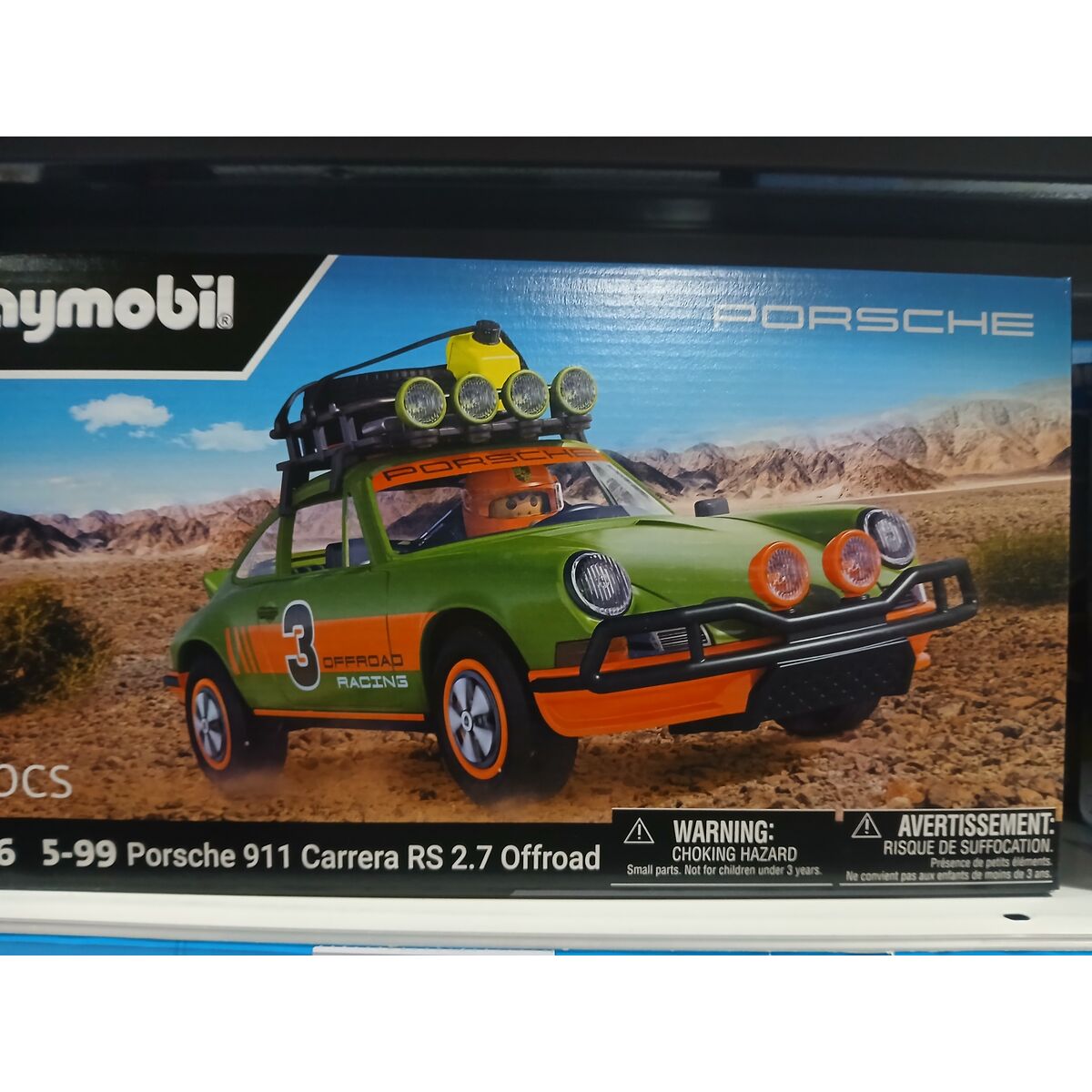 Playset Playmobil Porsche 911 Carrera RS Offroad Edition 47 Pieces