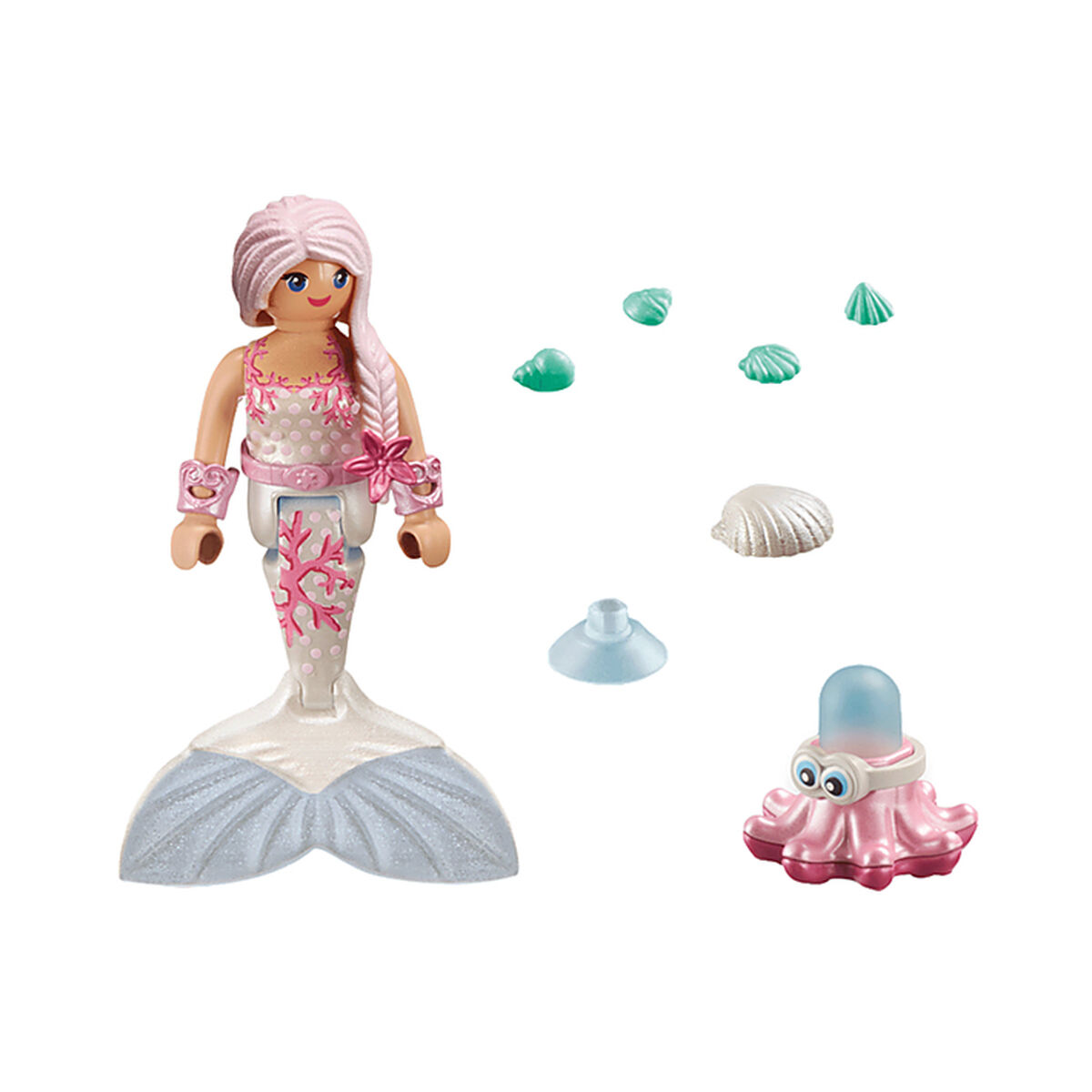 Playset Playmobil Octopus Mermaid 14 Pieces