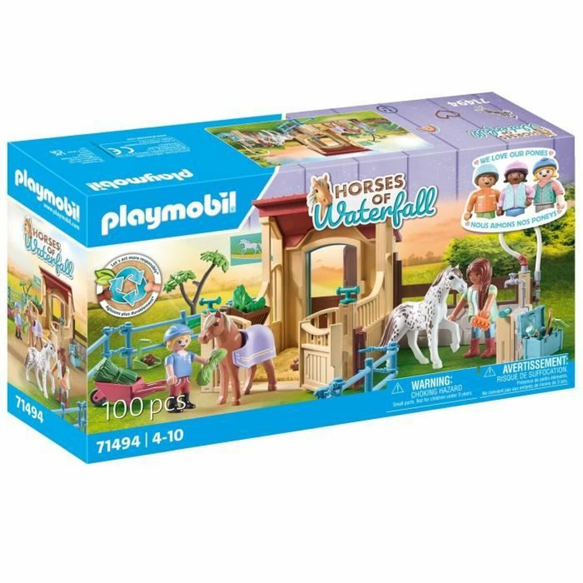 Playset Playmobil 71494 Horses of Waterfall Playset Playmobil 71494 Horses of Waterfall