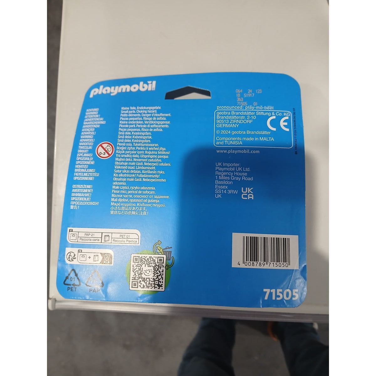 Playset Playmobil 71505 Police Officer Thief 9 Pieces