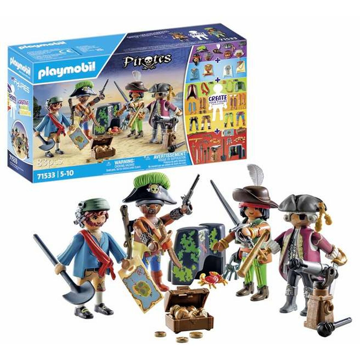 Playset Playmobil Pirates 71533 83 Pieces Playset Playmobil Pirates 71533 83 Pieces