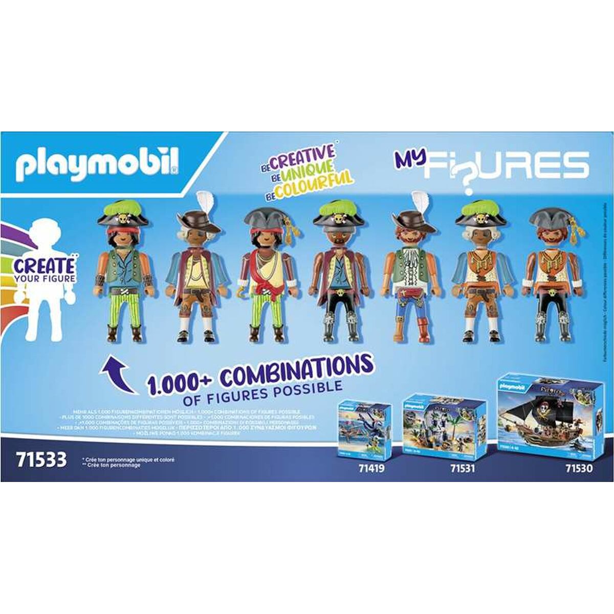 Playset Playmobil Pirates 71533 83 Pieces