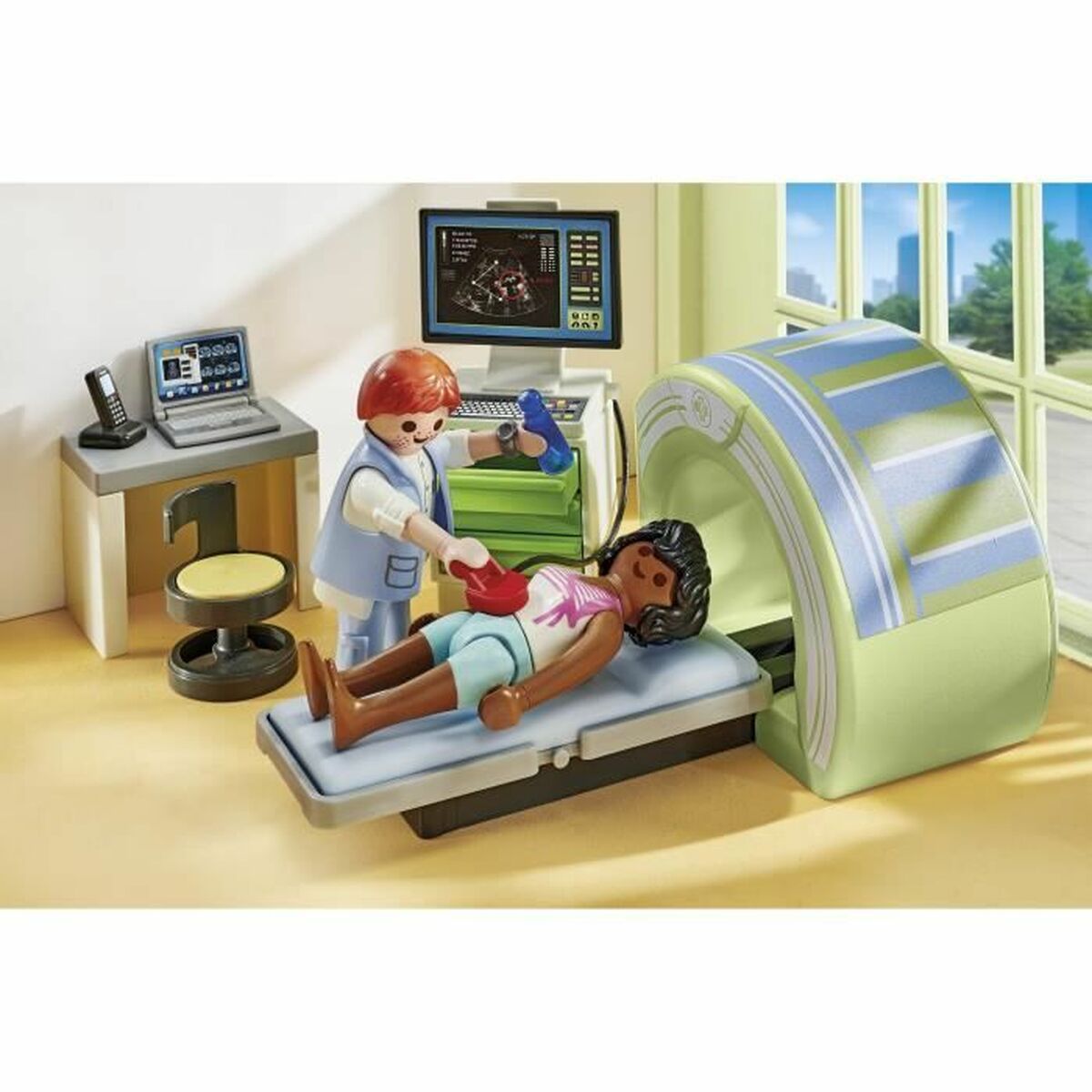 Playset Playmobil 71618 – Patient Medical Scanner 29 Pieces
