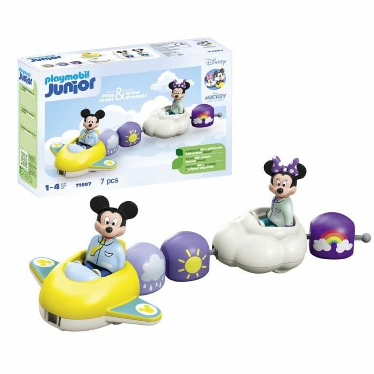 Playset Playmobil Mickey Junior 71697 7 Pieces