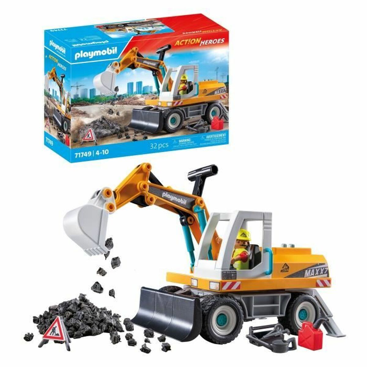 Vehicle Playset Playmobil 71749 32 Pieces