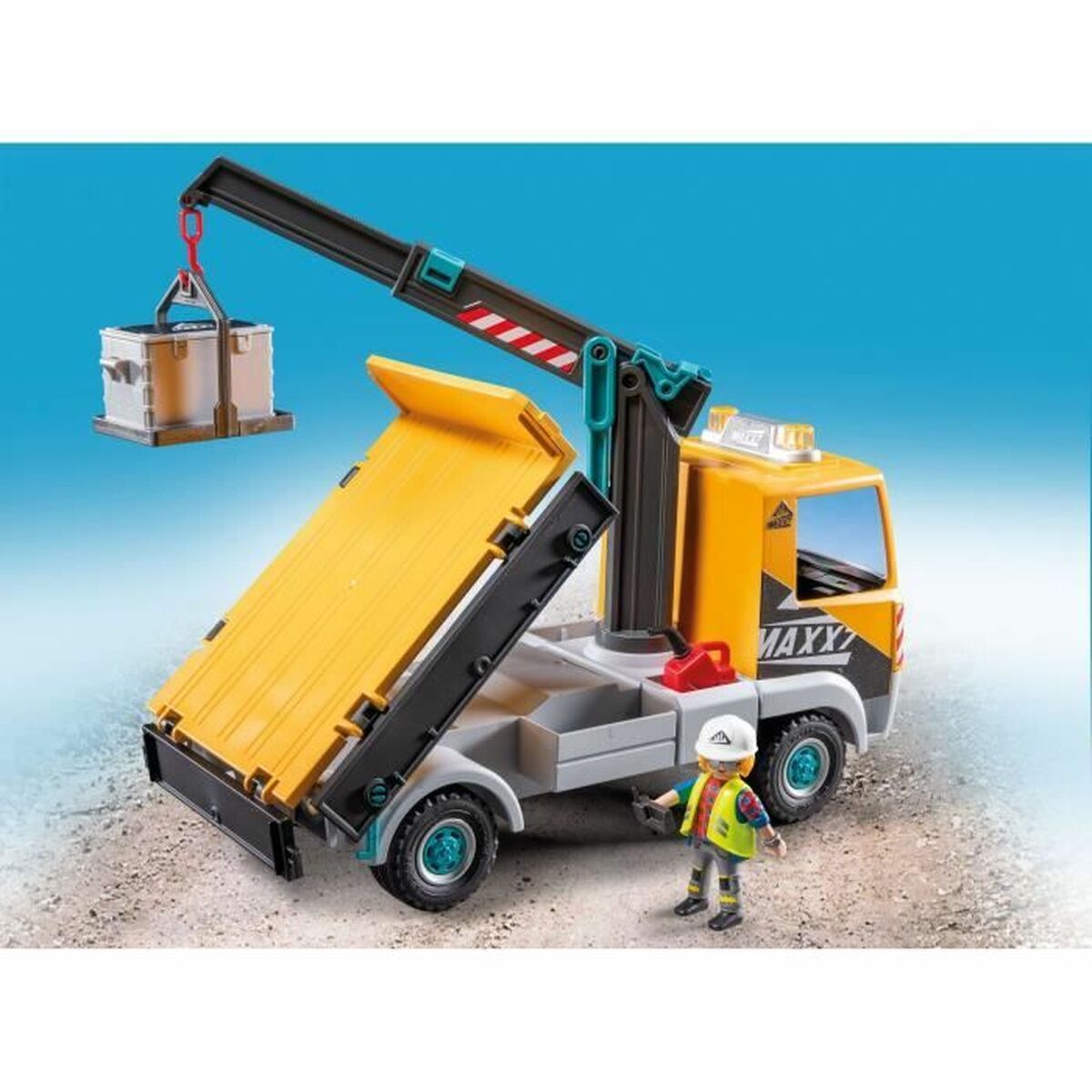Crane Lorry Playmobil 71750 Blue