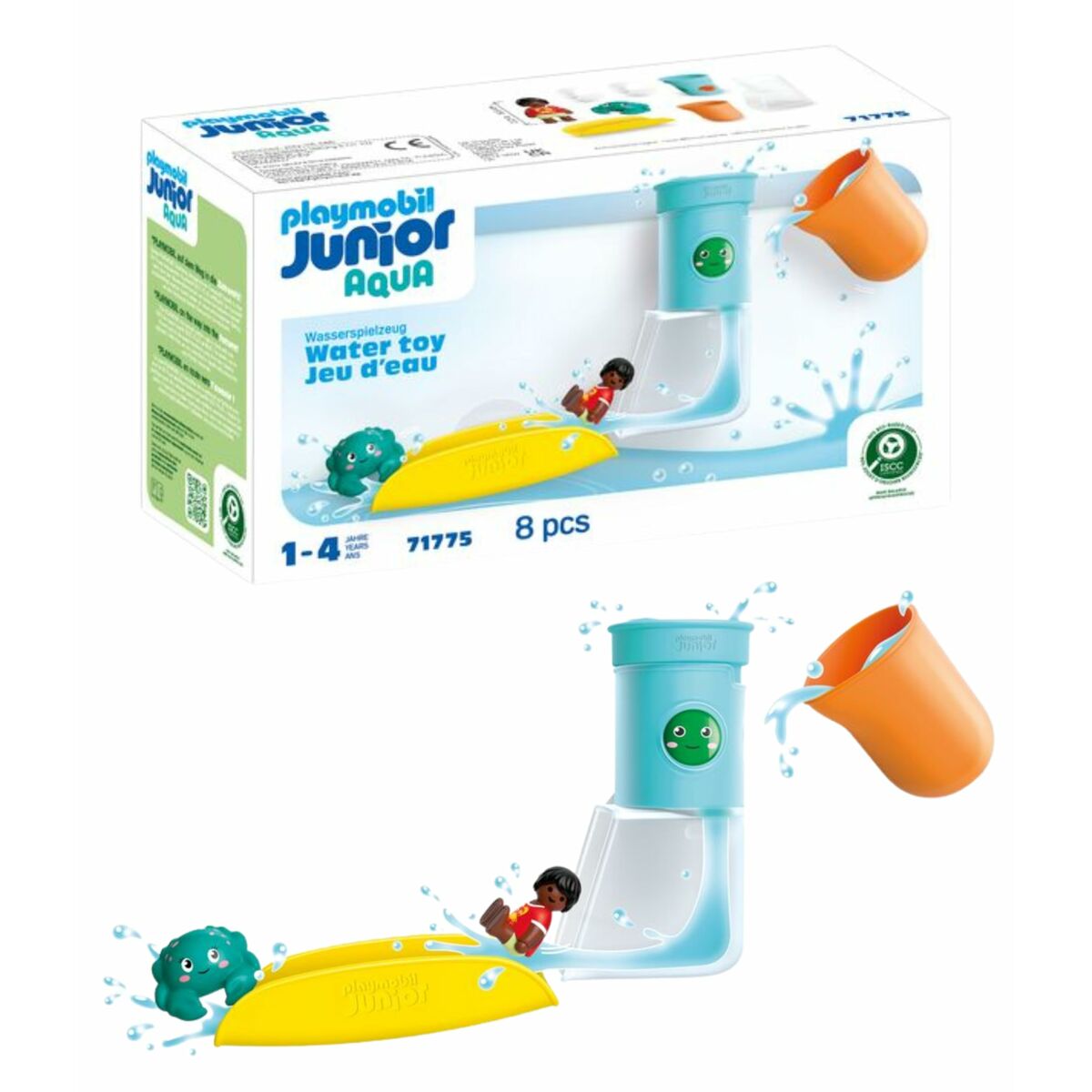 Playset Playmobil Junior Water 71775 8 Pieces