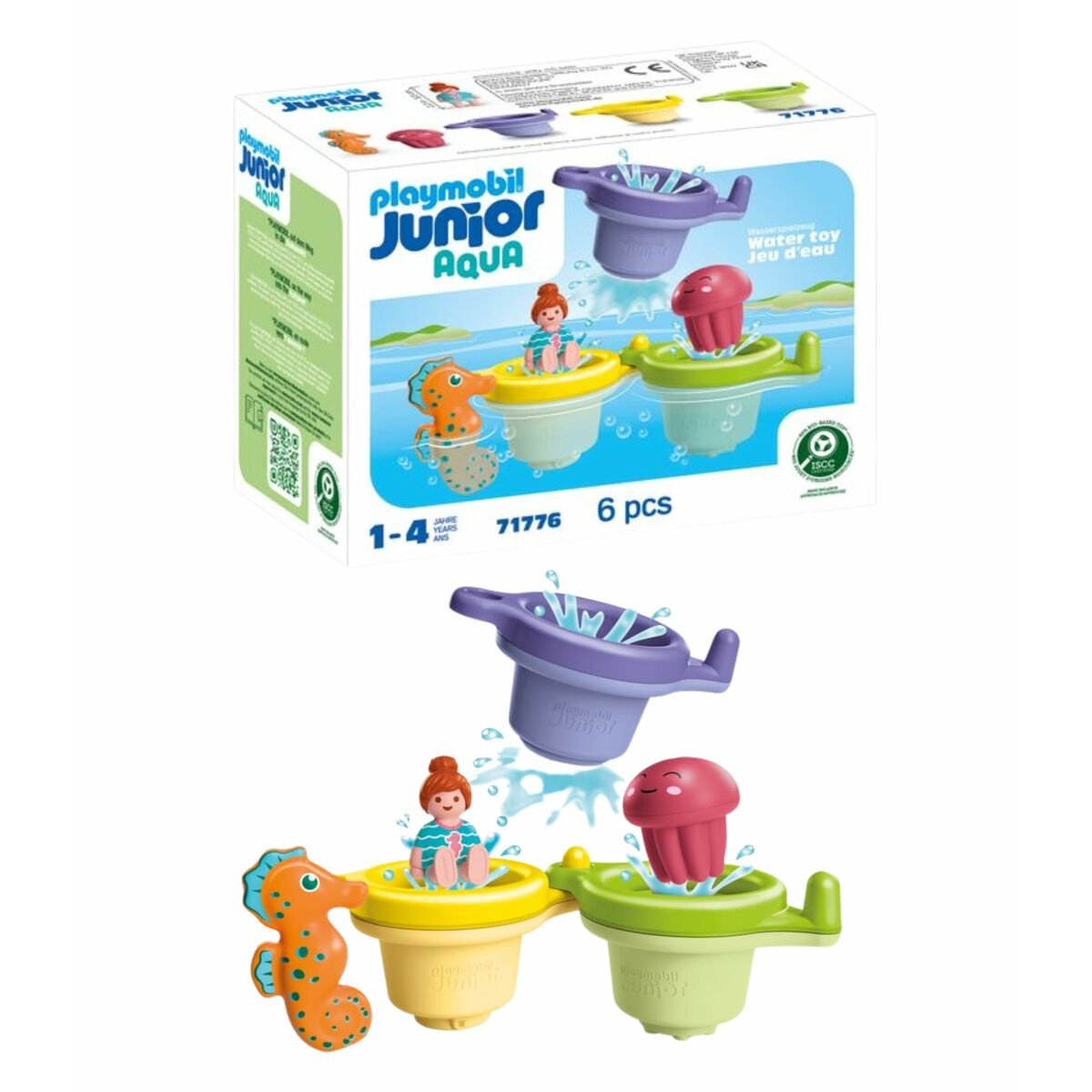Playset Playmobil Junior Water 71776 6 Pieces