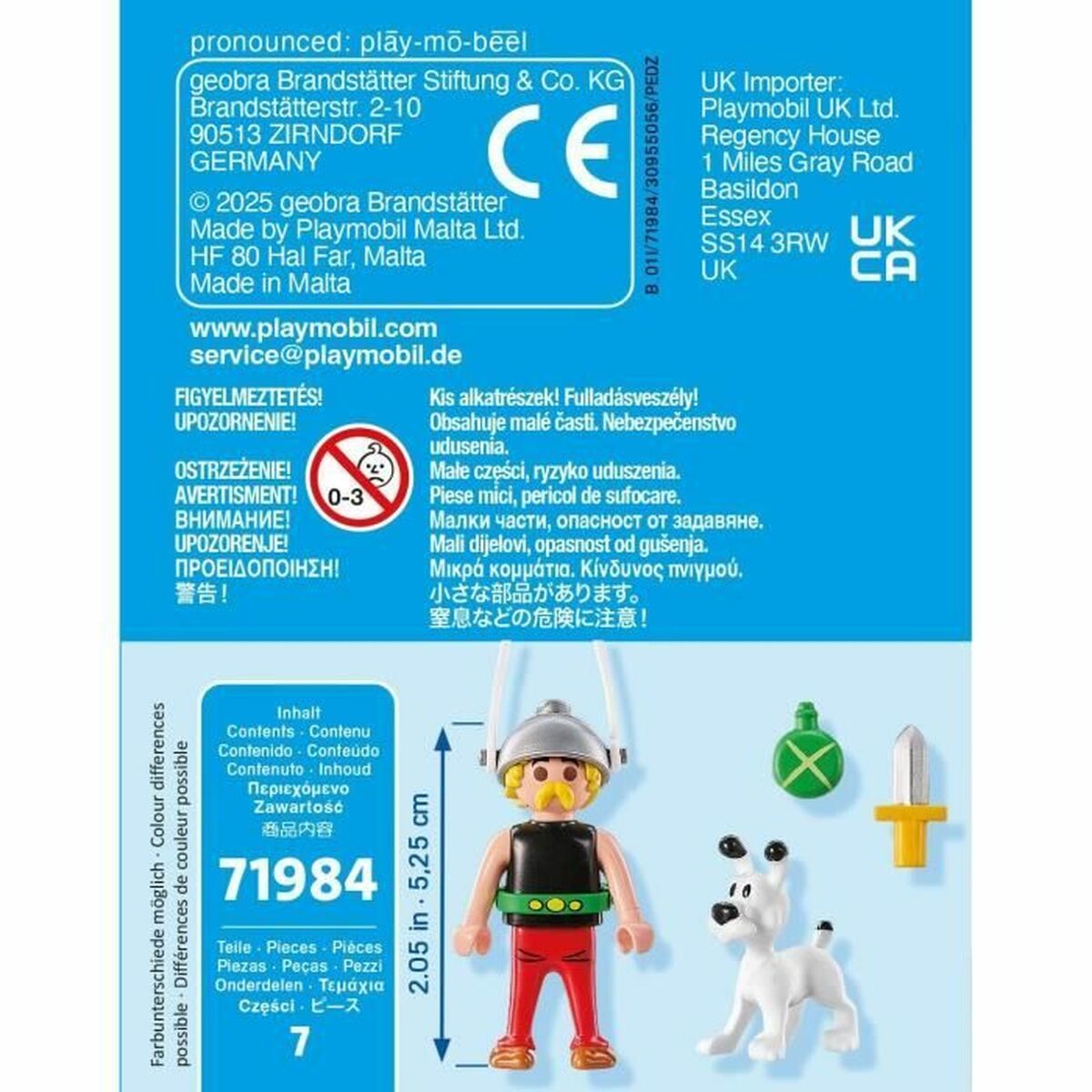 Playset Playmobil 71984 Astrix 7 Pieces