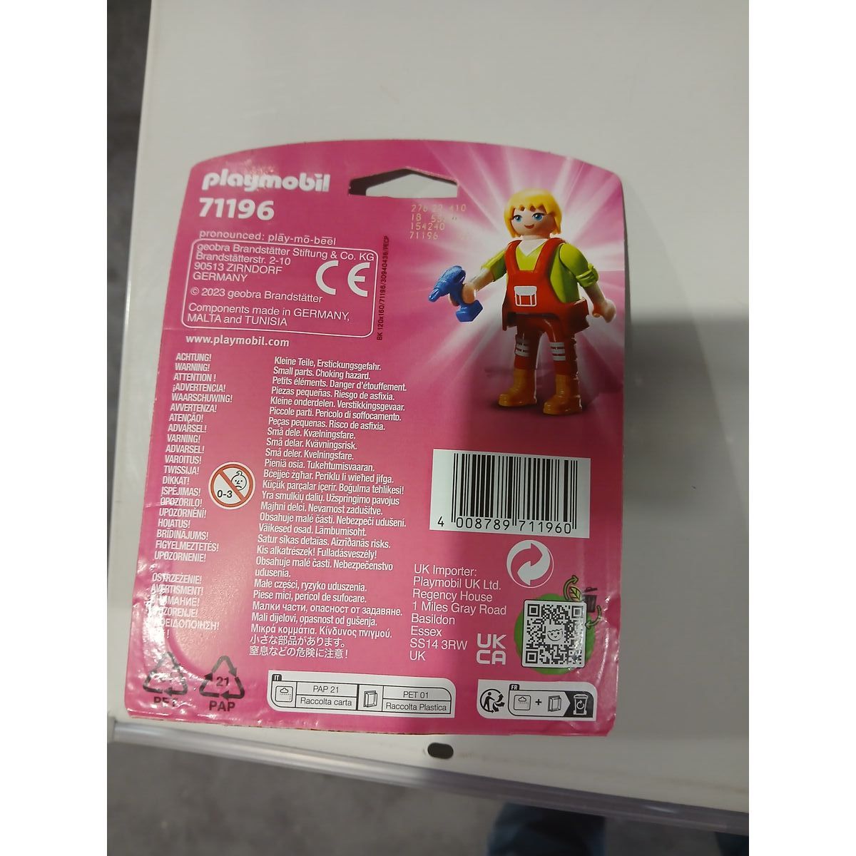 Playset Playmobil 71196 Playmo-Friends Technician 9 Pieces
