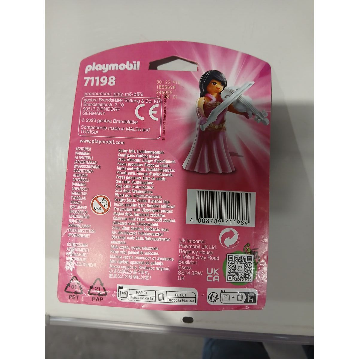 Playset Playmobil Playmo-Friends Violinist 71198 5 Pieces