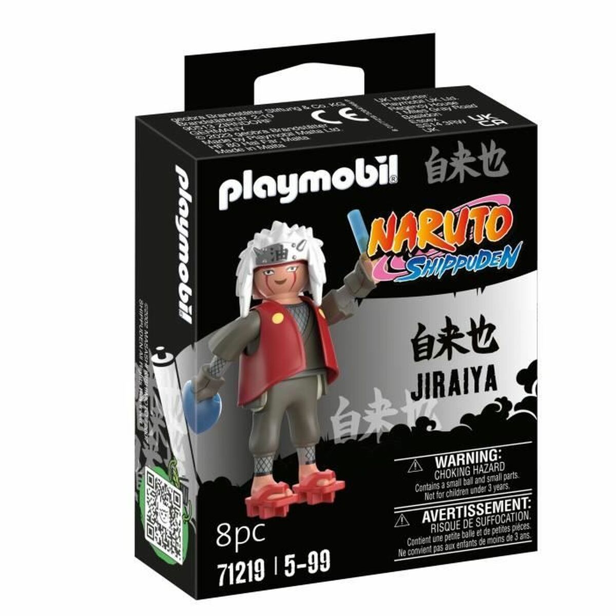 Playset Playmobil Naruto Shippuden – Jiraiya 71219 8 Pieces