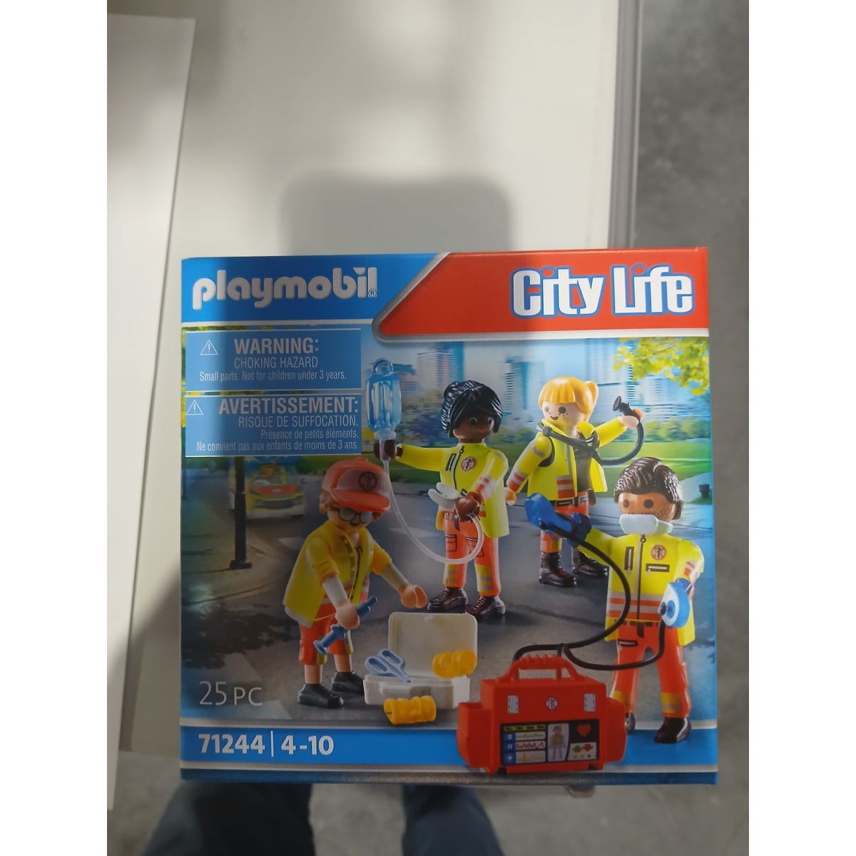 Playset Playmobil 71244 City Life Rescue Team 25 Pieces