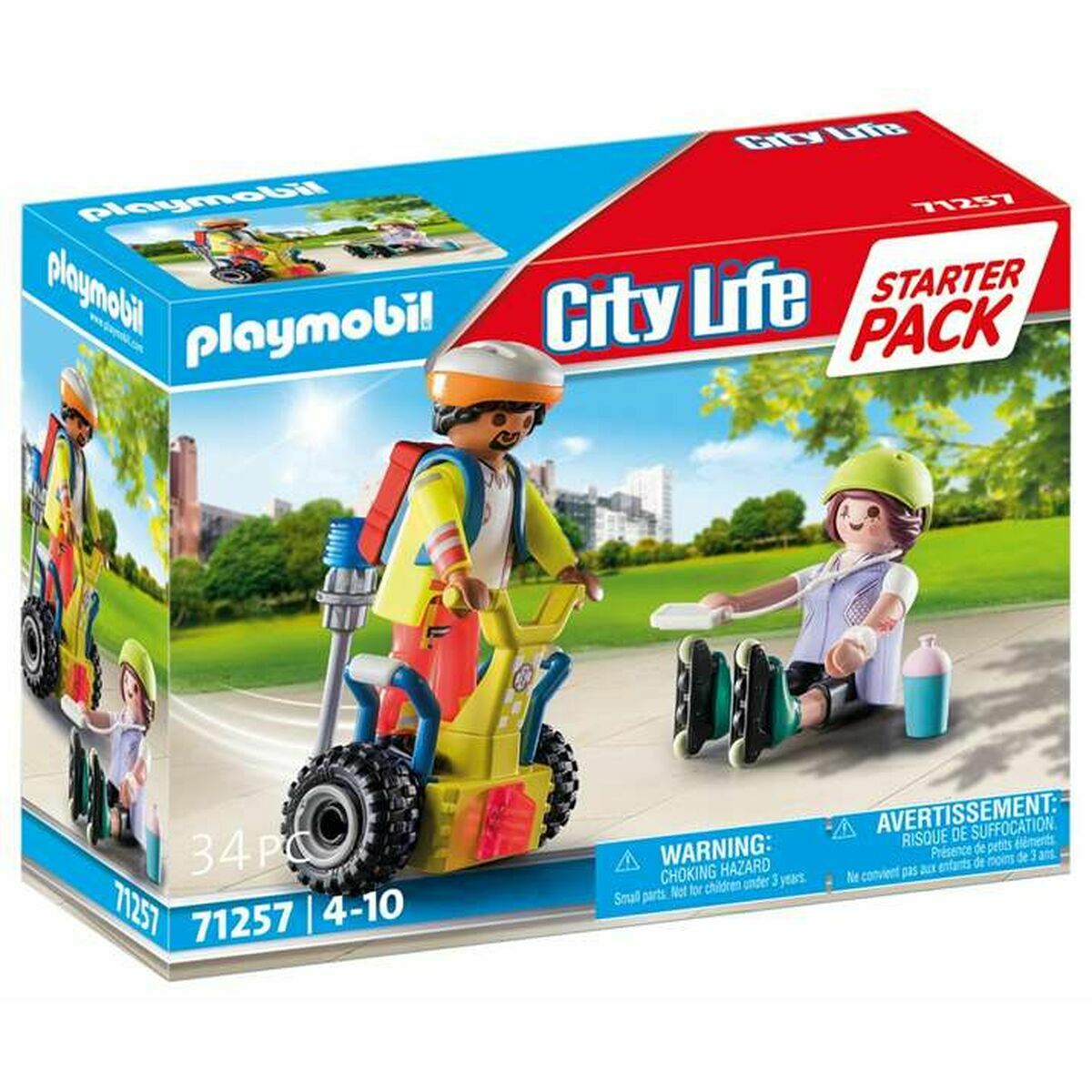 Playset Playmobil City Action – Supervisor with Segway 71257 34 Pieces Playset Playmobil City Action – Supervisor with Segway 71257 34 Pieces