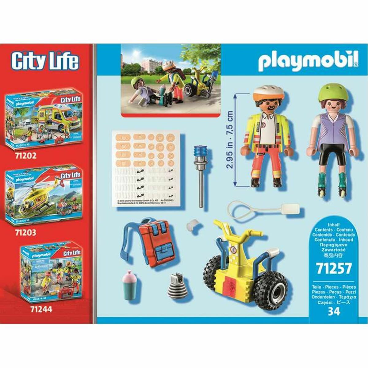 Playset   Playmobil City Action – Supervisor with Segway 71257         34 Pieces
