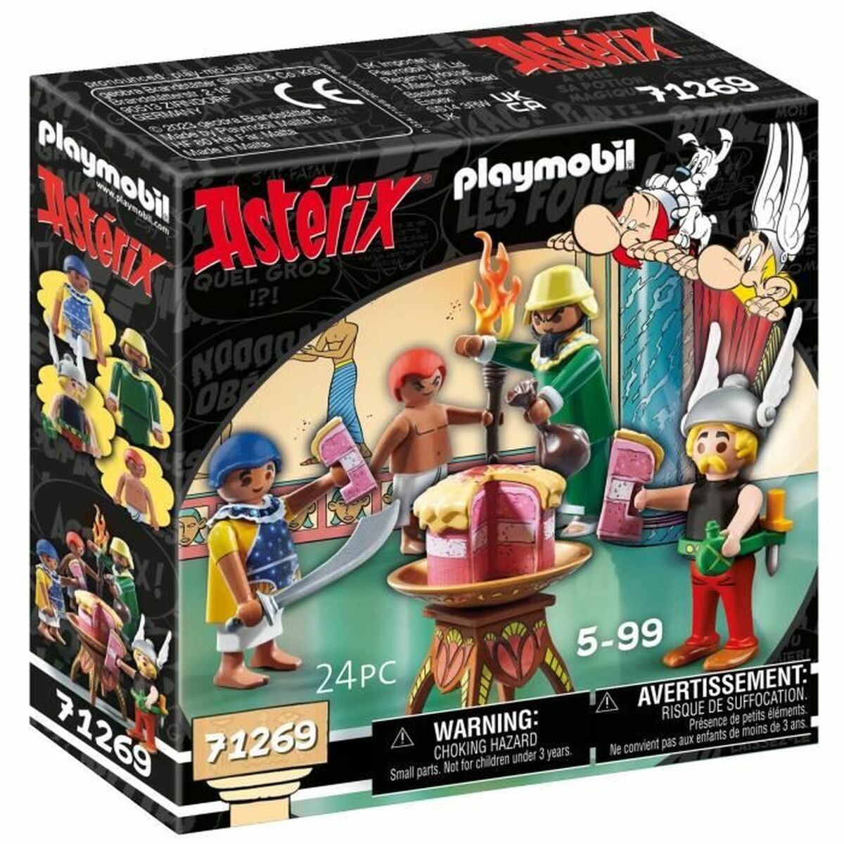 Playset Playmobil Asterix: Amonbofis and the poisoned cake 71268 24 Pieces Playset Playmobil Asterix: Amonbofis and the poisoned cake 71268 24 Pieces