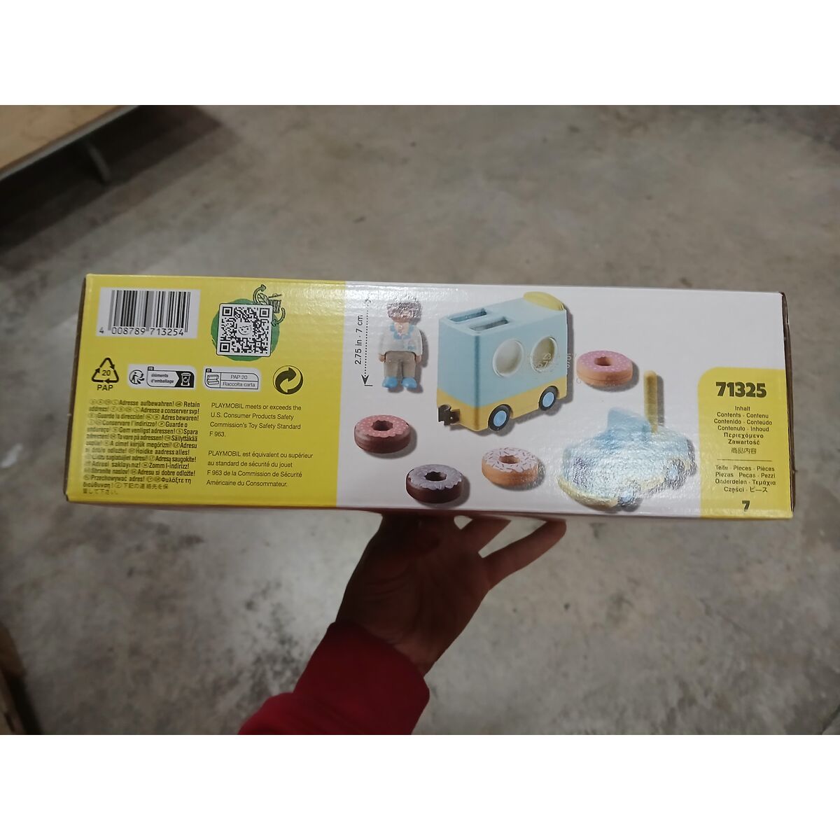 Playset Playmobil 71325 Lorry Donut 7 Pieces