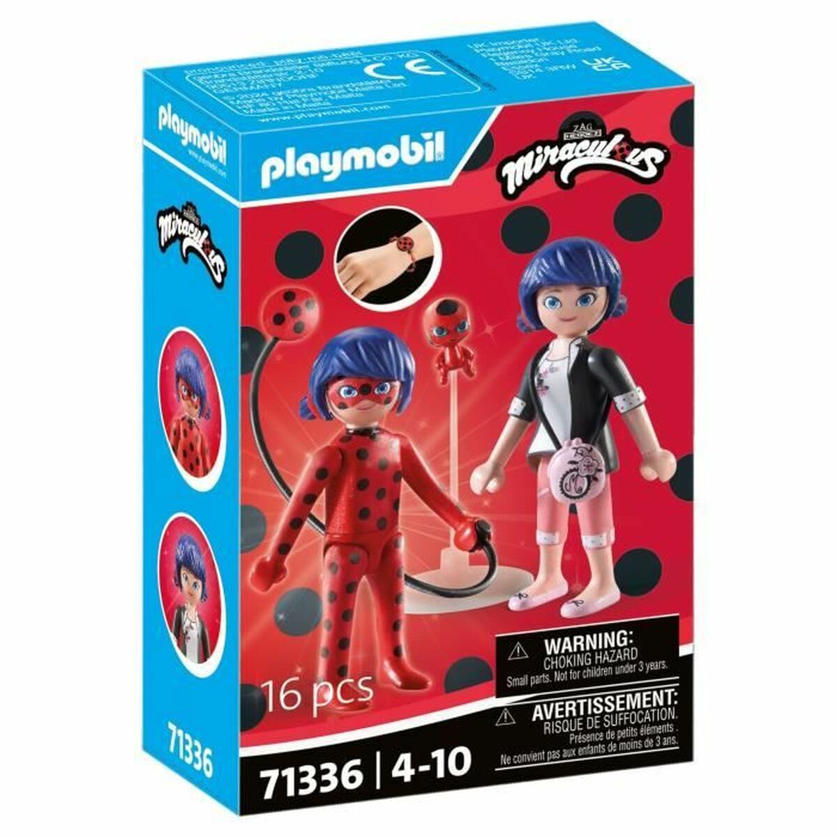 Playset Playmobil 71336 Miraculous: Marinette & Ladybug 16 Pieces Playset Playmobil 71336 Miraculous: Marinette & Ladybug 16 Pieces