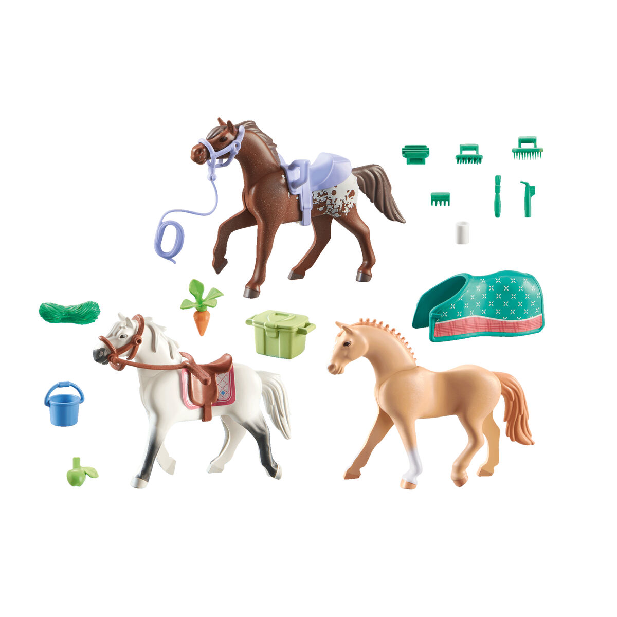 Playset Playmobil 71356 Horses of Waterfall 28 Pieces Playset Playmobil 71356 Horses of Waterfall 28 Pieces