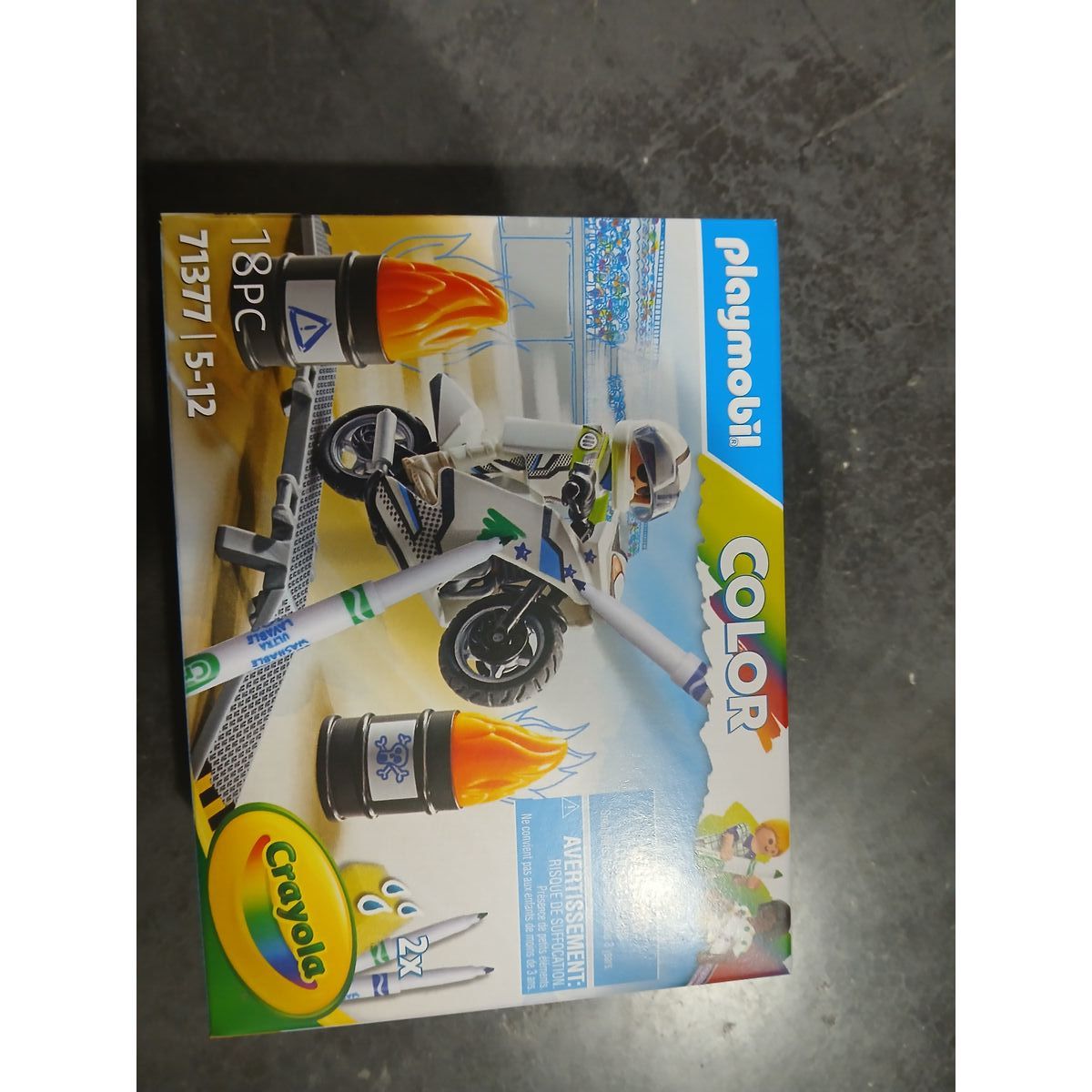 Playset Playmobil Color Motorbike 18 Pieces