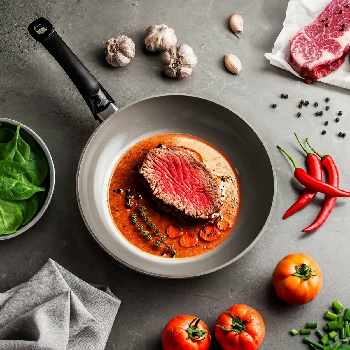 Pan Fissler 15722028100/0 Grey Aluminium 28 cm