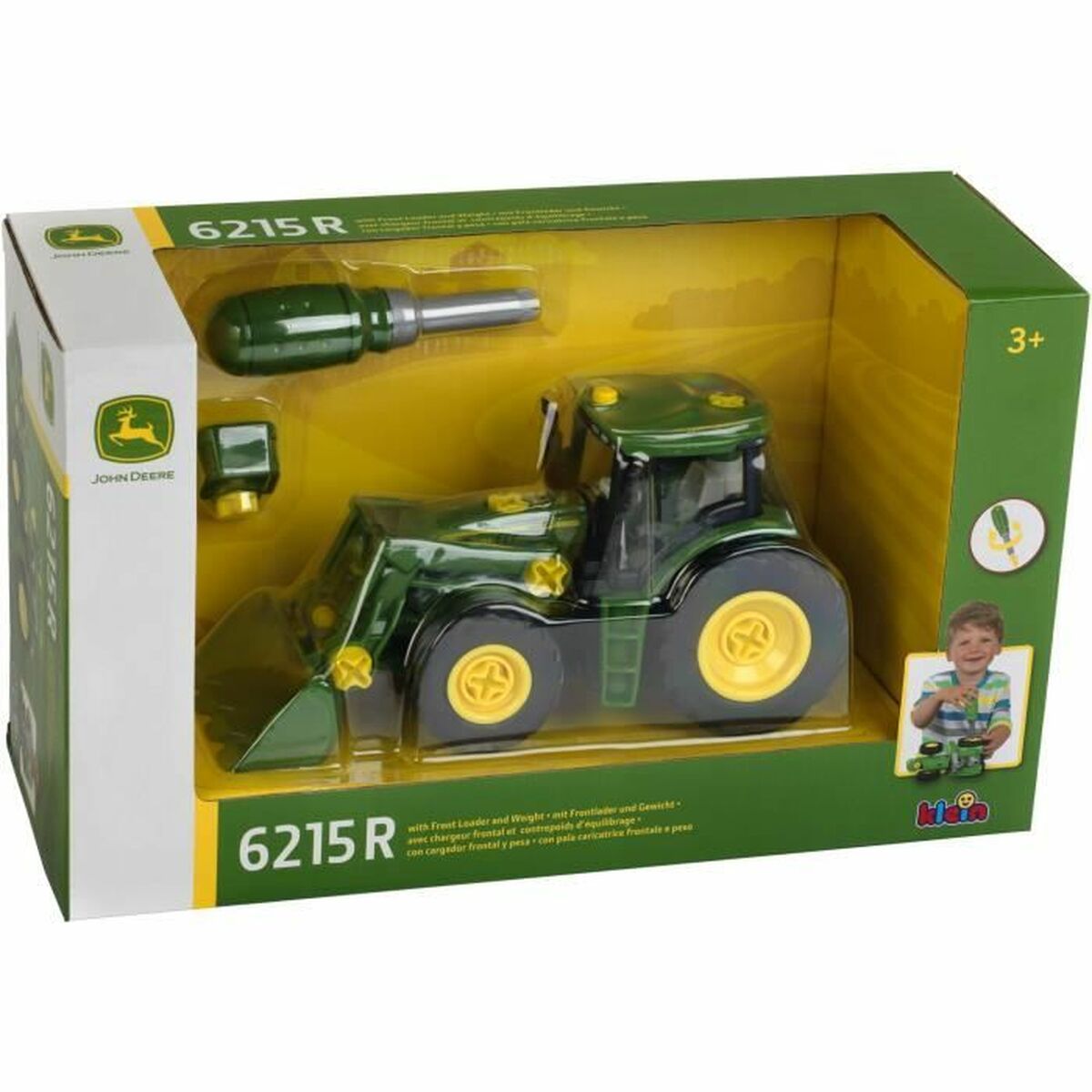 Construction set Klein Blockables 1:24 Tractor Green
