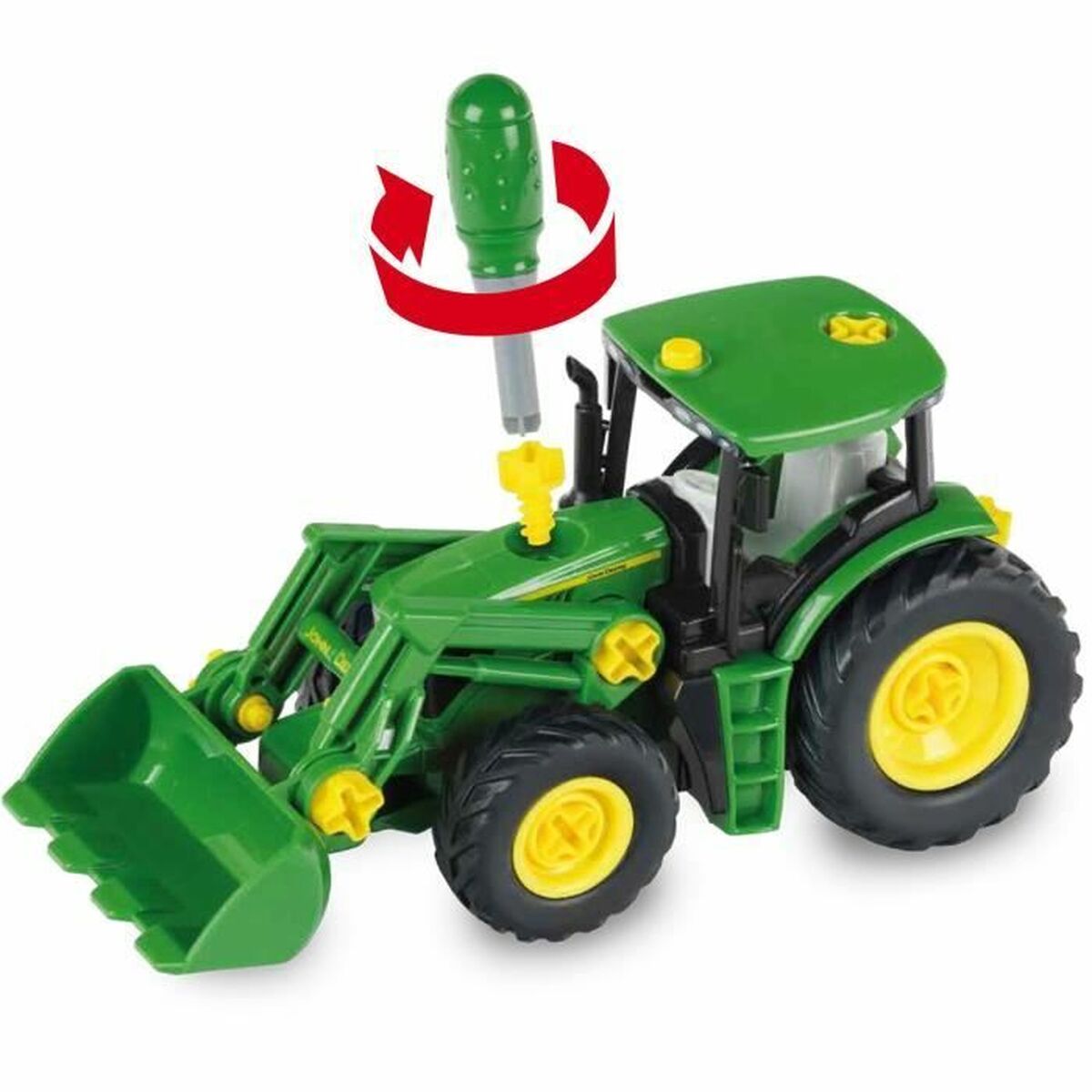 Construction set Klein Blockables 1:24 Tractor Green