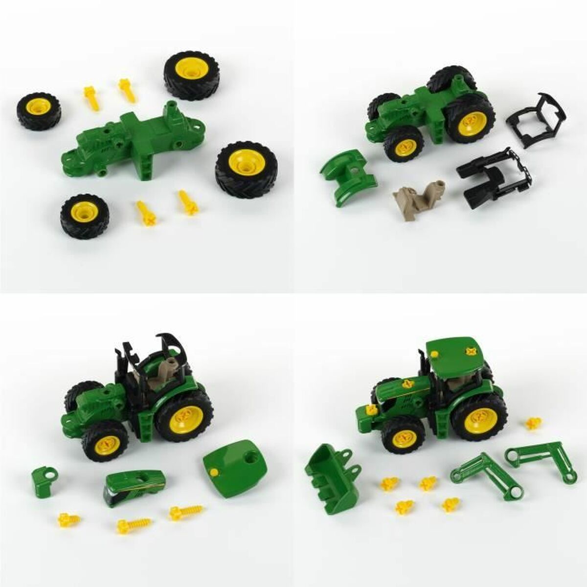 Construction set Klein Blockables 1:24 Tractor Green
