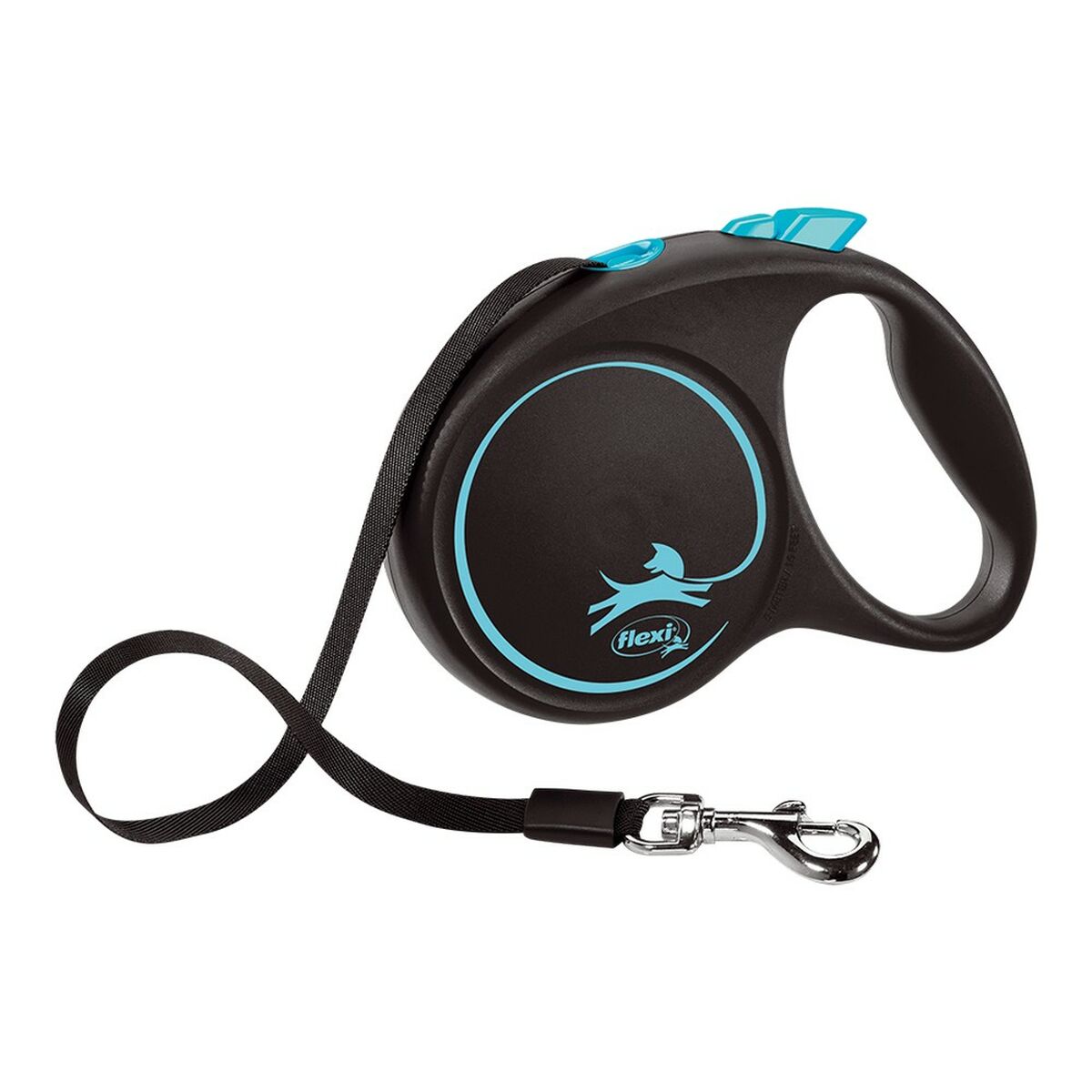 Dog Lead Flexi BLACK DESIGN 5 m Blue Size S Dog Lead Flexi BLACK DESIGN 5 m Blue Size S