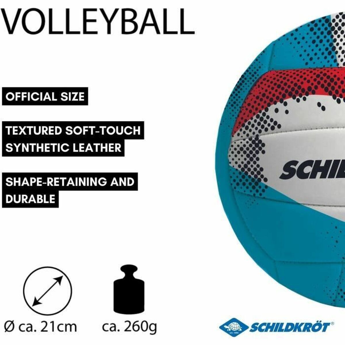 Beach Volleyball Ball Schildkrt Leatherette (Size 5)
