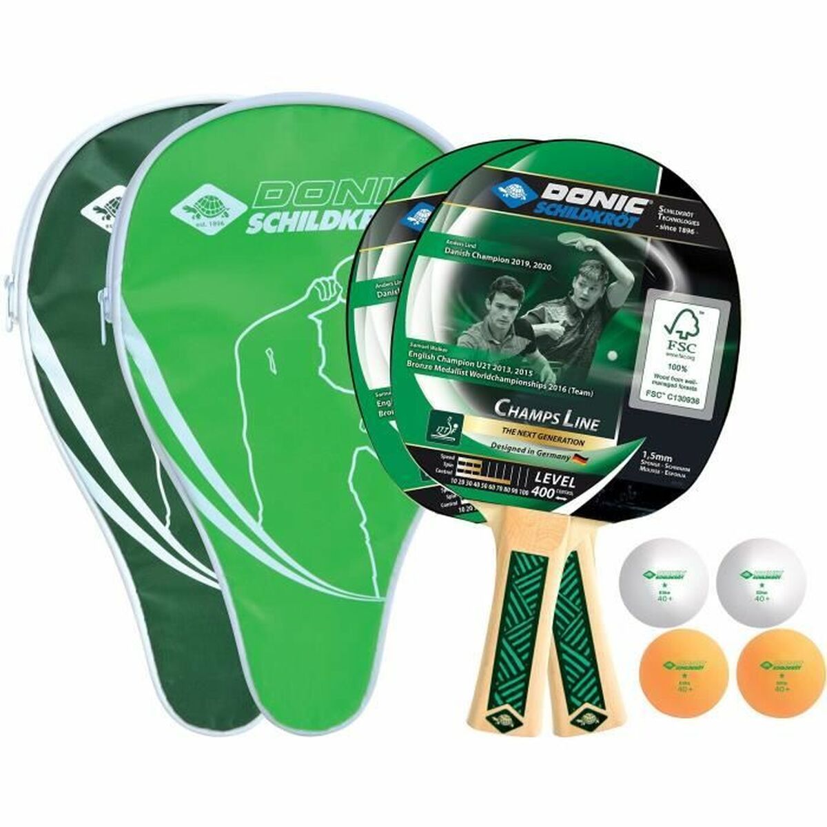 Ping Pong Set Schildkrt