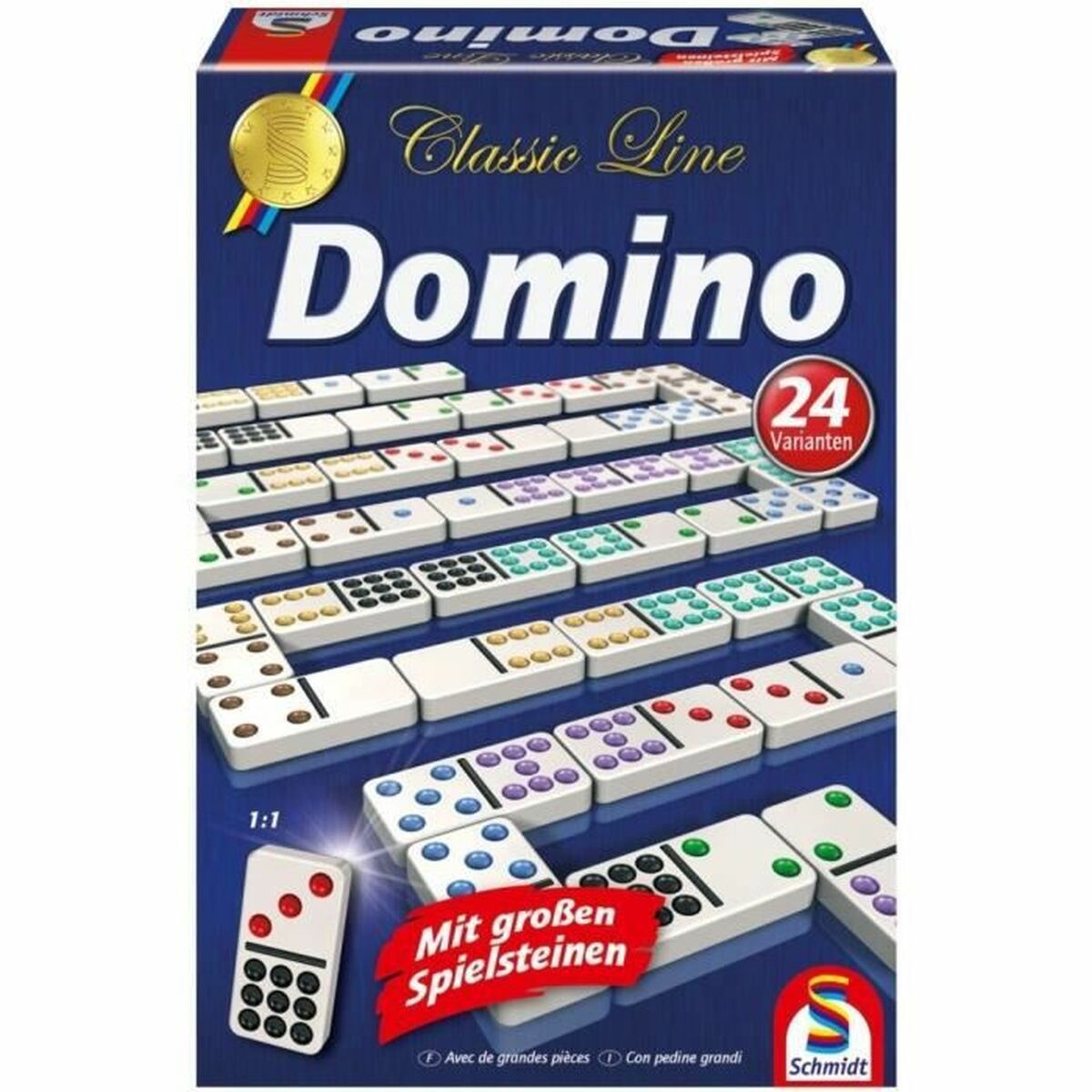 Domino Schmidt Spiele Classic Line Multicolour Domino Schmidt Spiele Classic Line Multicolour