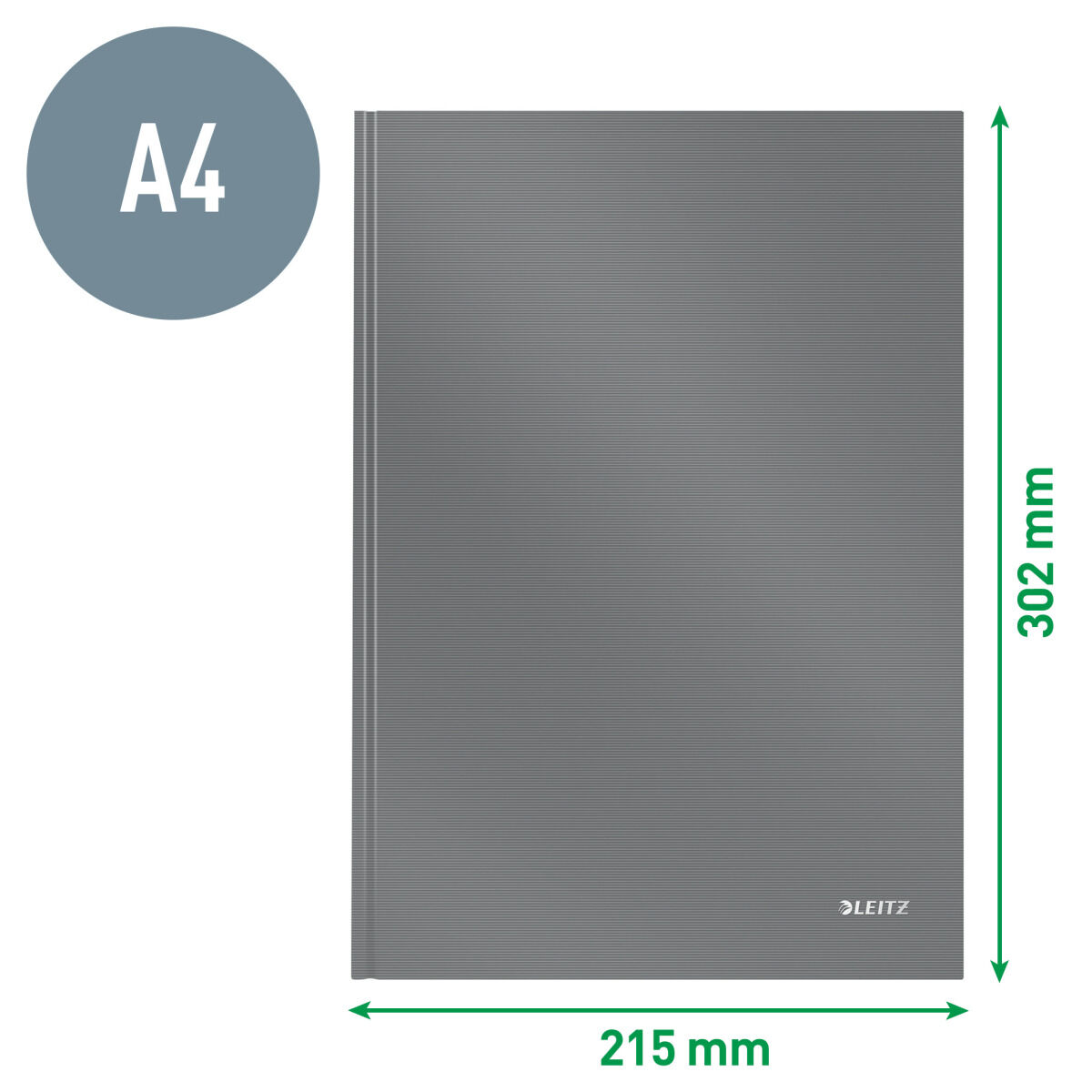 Notepad Leitz Solid Black A4 80 Sheets