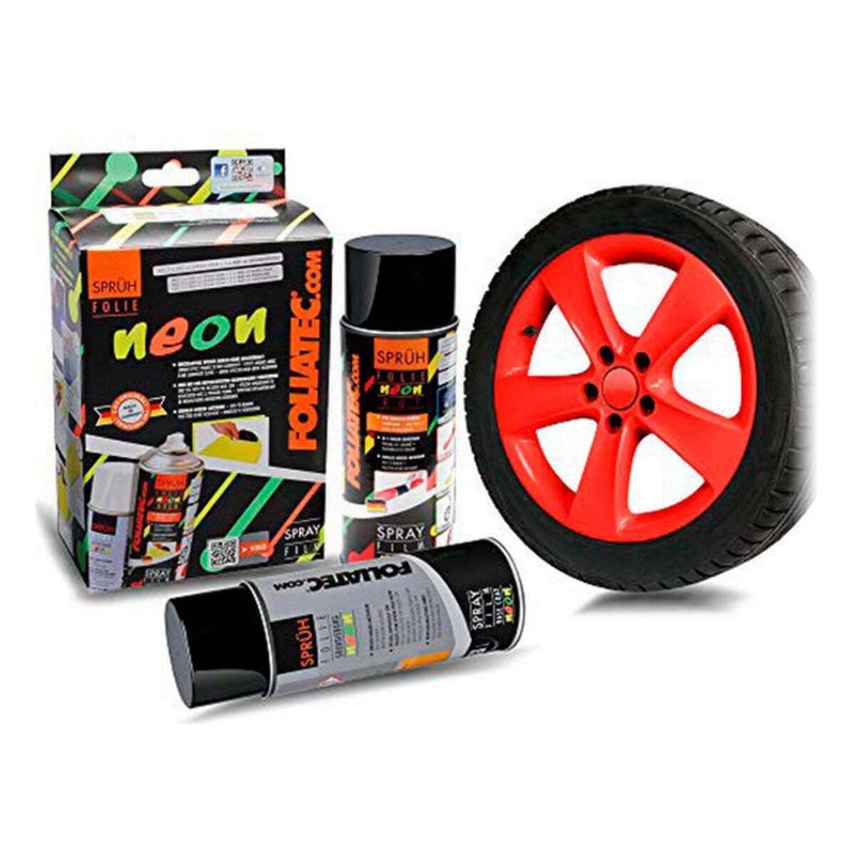 Liquid Rubber for Cars Foliatec     Red 400 ml (2 pcs) Liquid Rubber for Cars Foliatec     Red 400 ml (2 pcs)