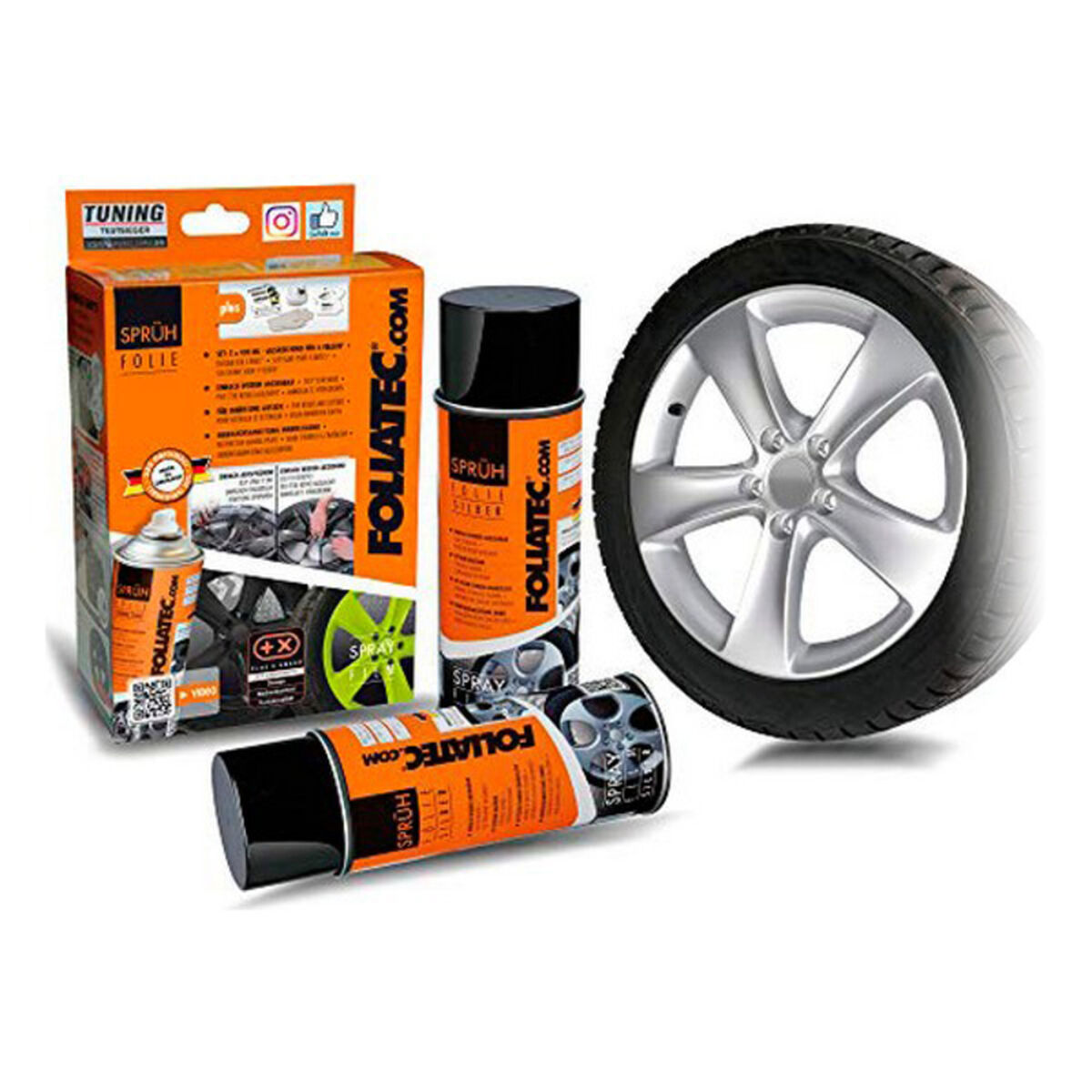 Liquid Rubber for Cars Foliatec FT2049   Silver 400 ml (2 pcs) Liquid Rubber for Cars Foliatec FT2049   Silver 400 ml (2 pcs)